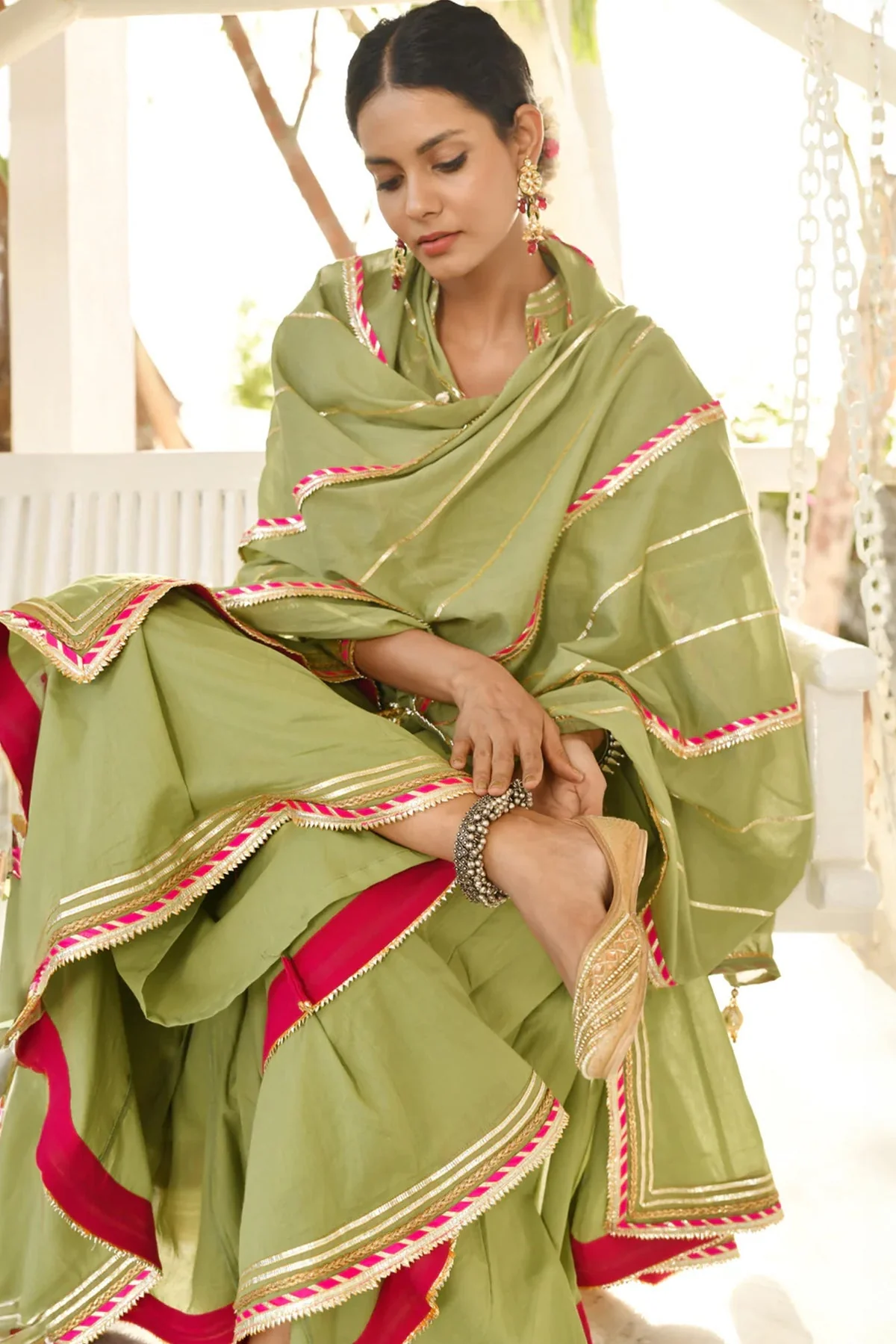 Harit Meera Sharara Set - Image 3