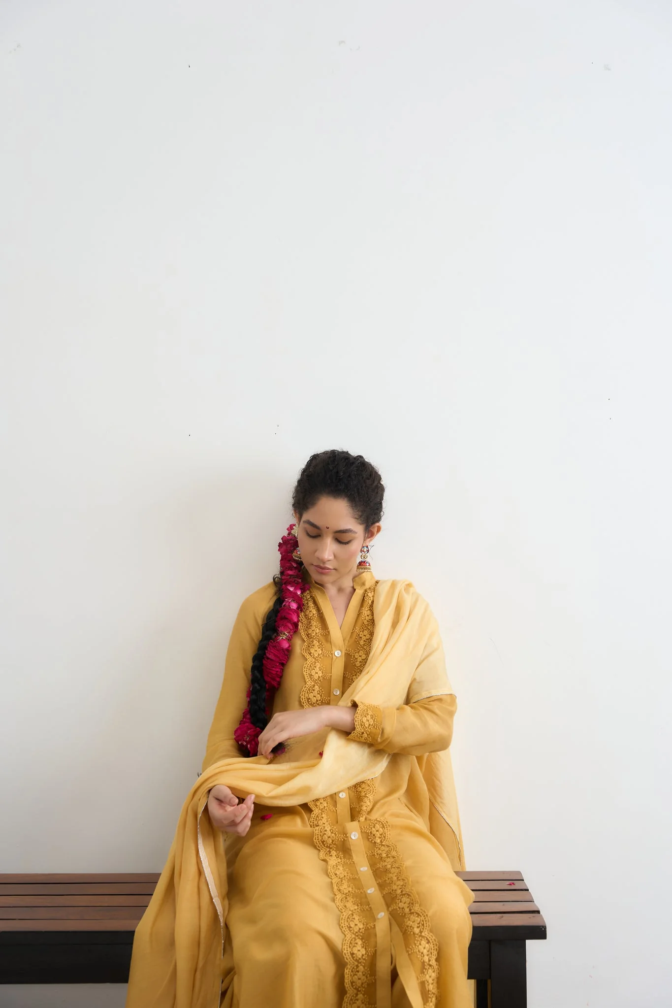 Heer Co-ord Set - Yellow - Image 8