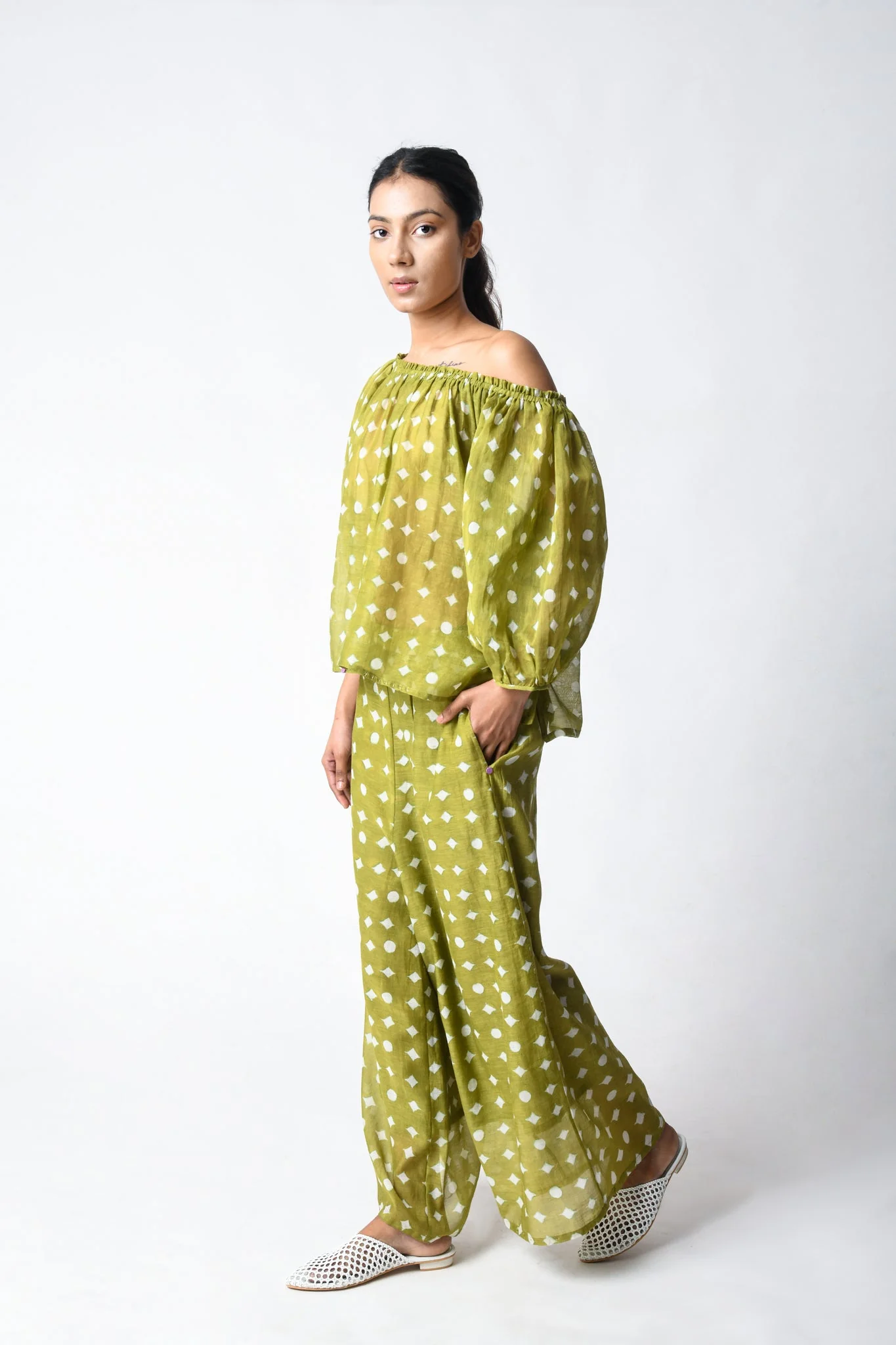Henna Off Shoulder Co-ord Set - Image 5