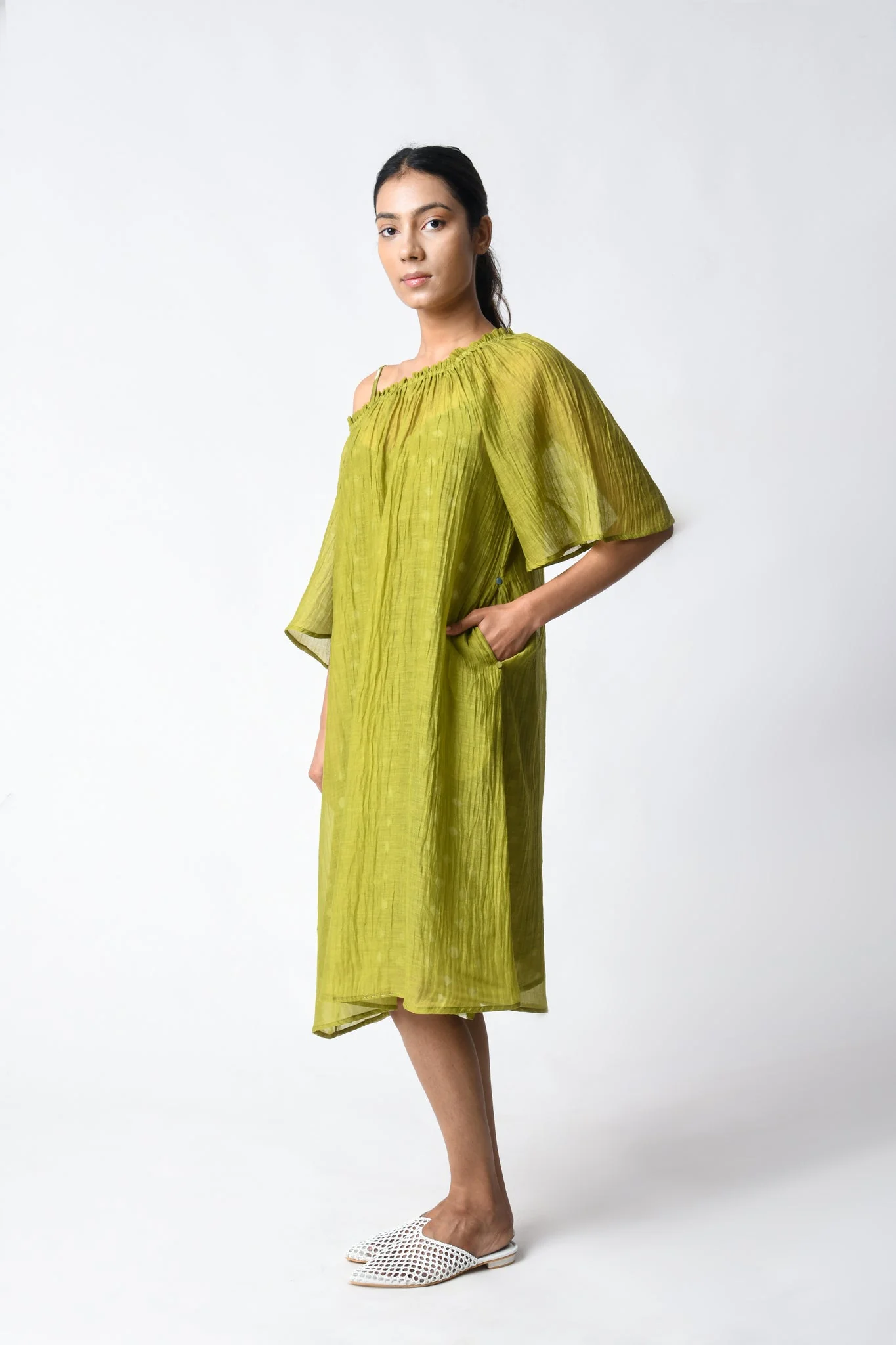 Henna Off-shoulder Dress - Image 2