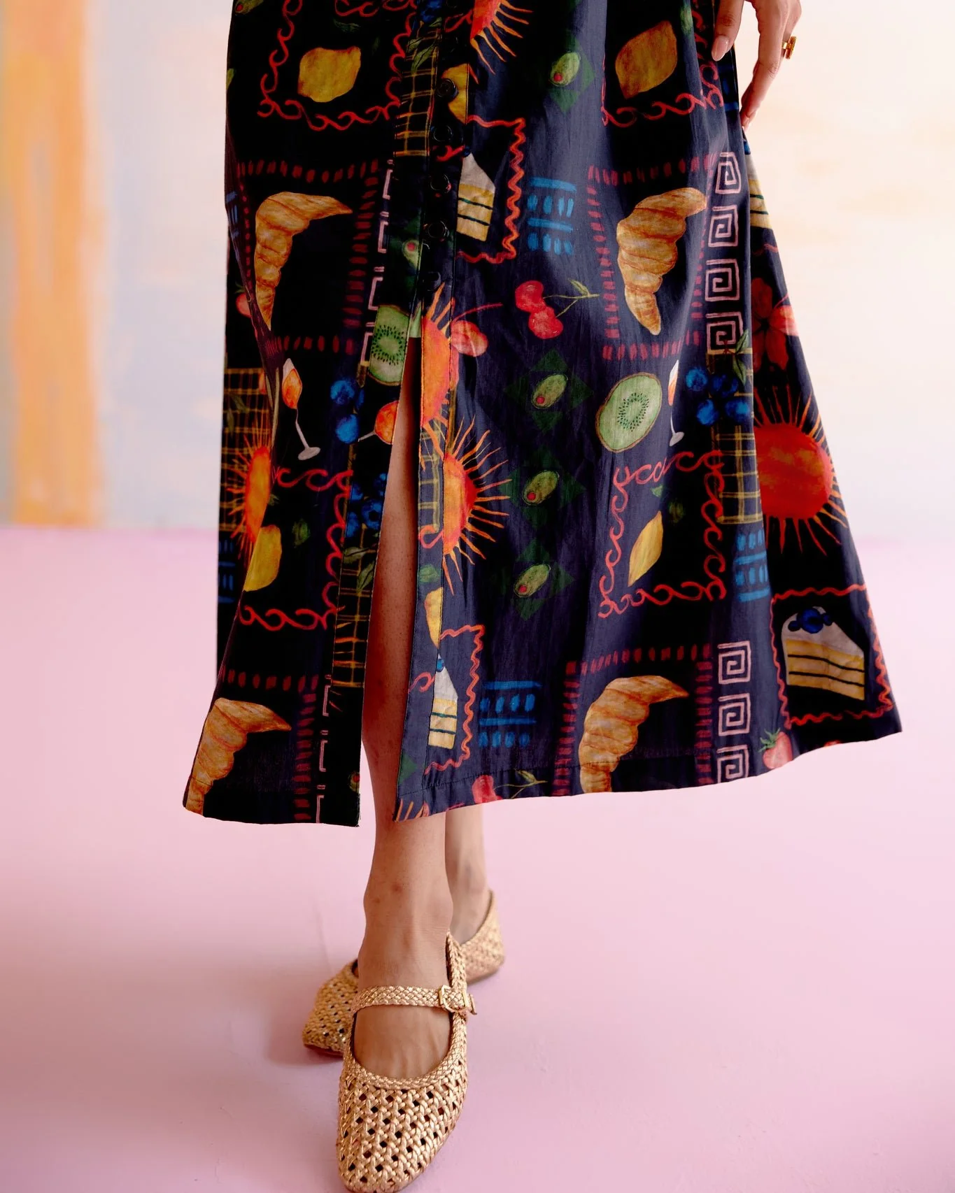 Hymn Midi Dress in Aloha Print - Image 3