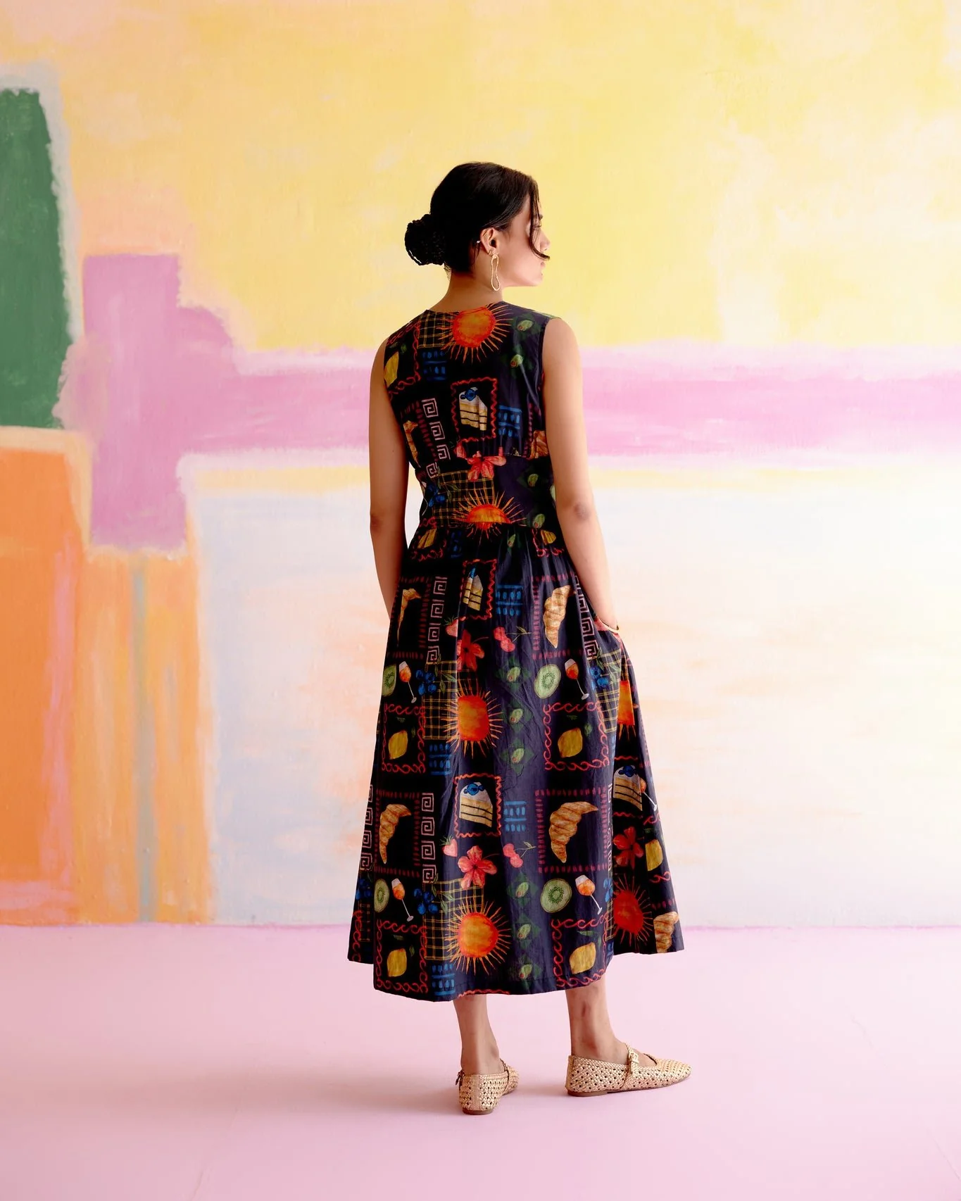 Hymn Midi Dress in Aloha Print - Image 6