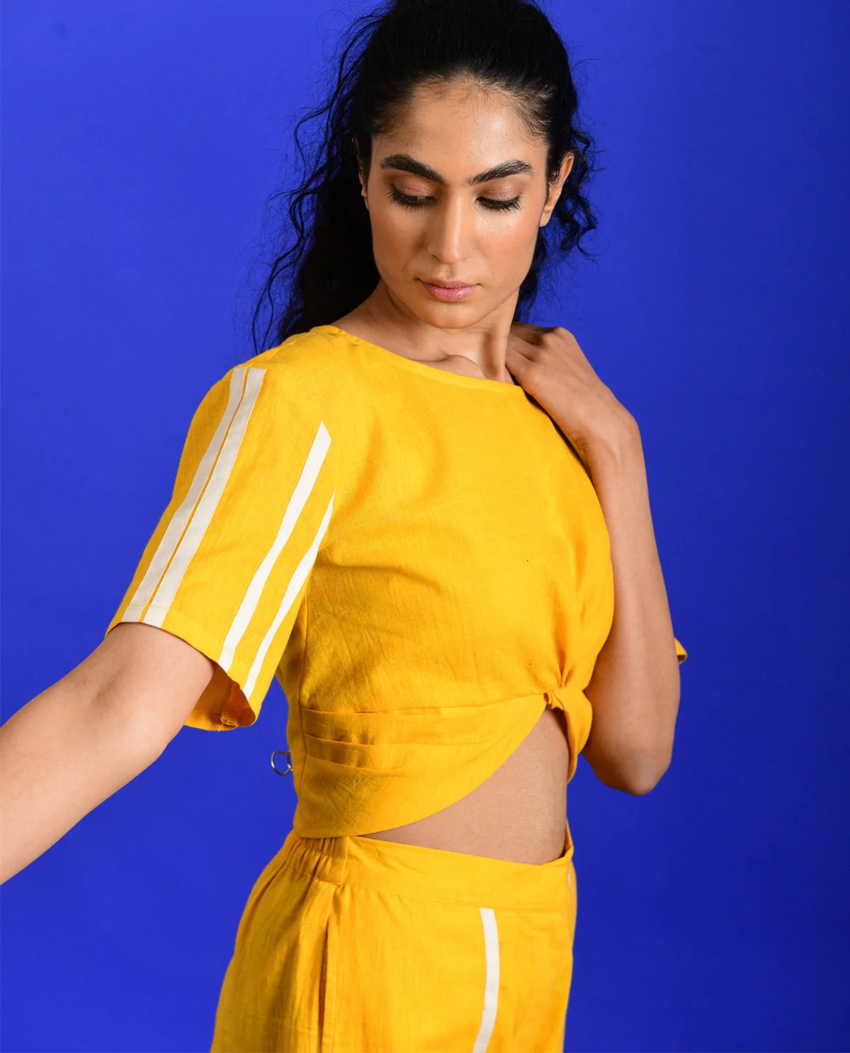 Iced Mango Knotted Top - Image 2