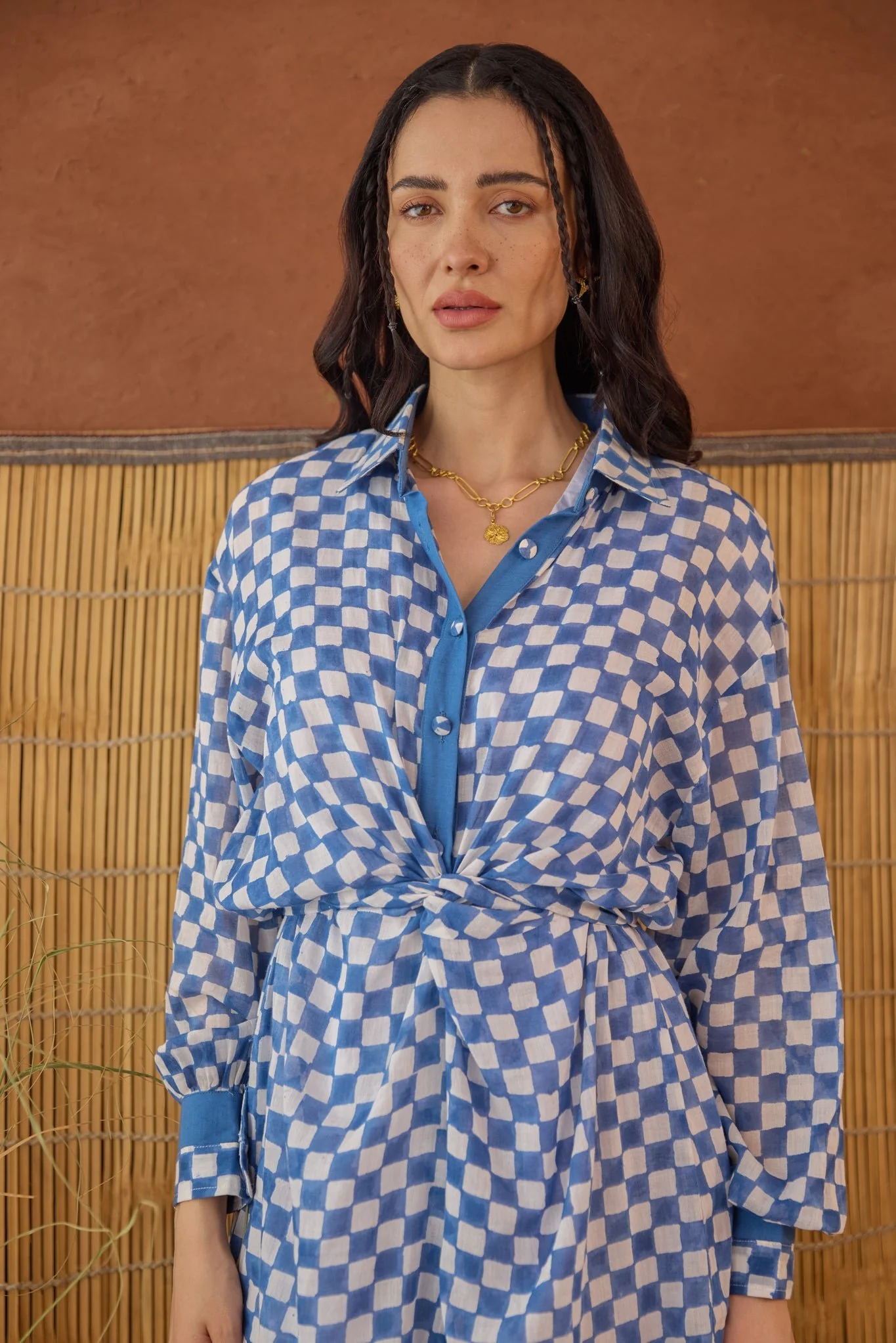 Indigo Breeze Shirt Dress - Image 2