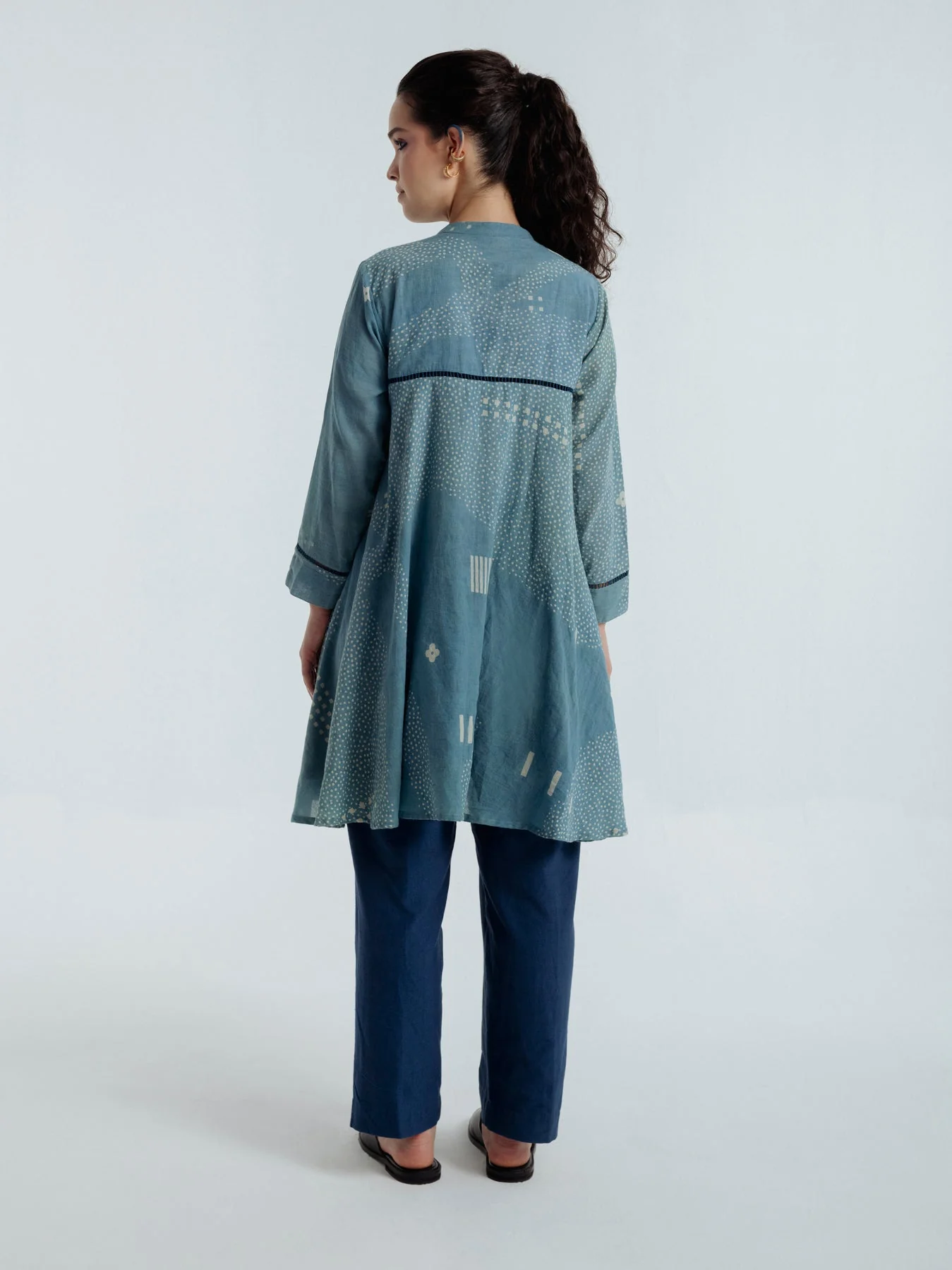 Indigo Flare Co-ord Set - Image 5