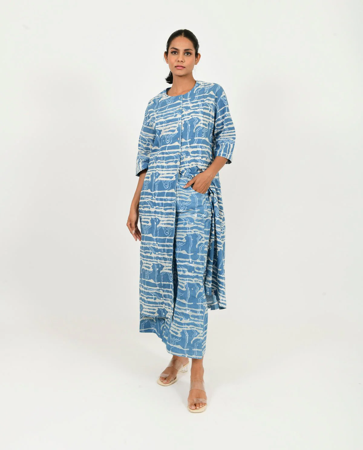 Indigo Splash Co-ord Set