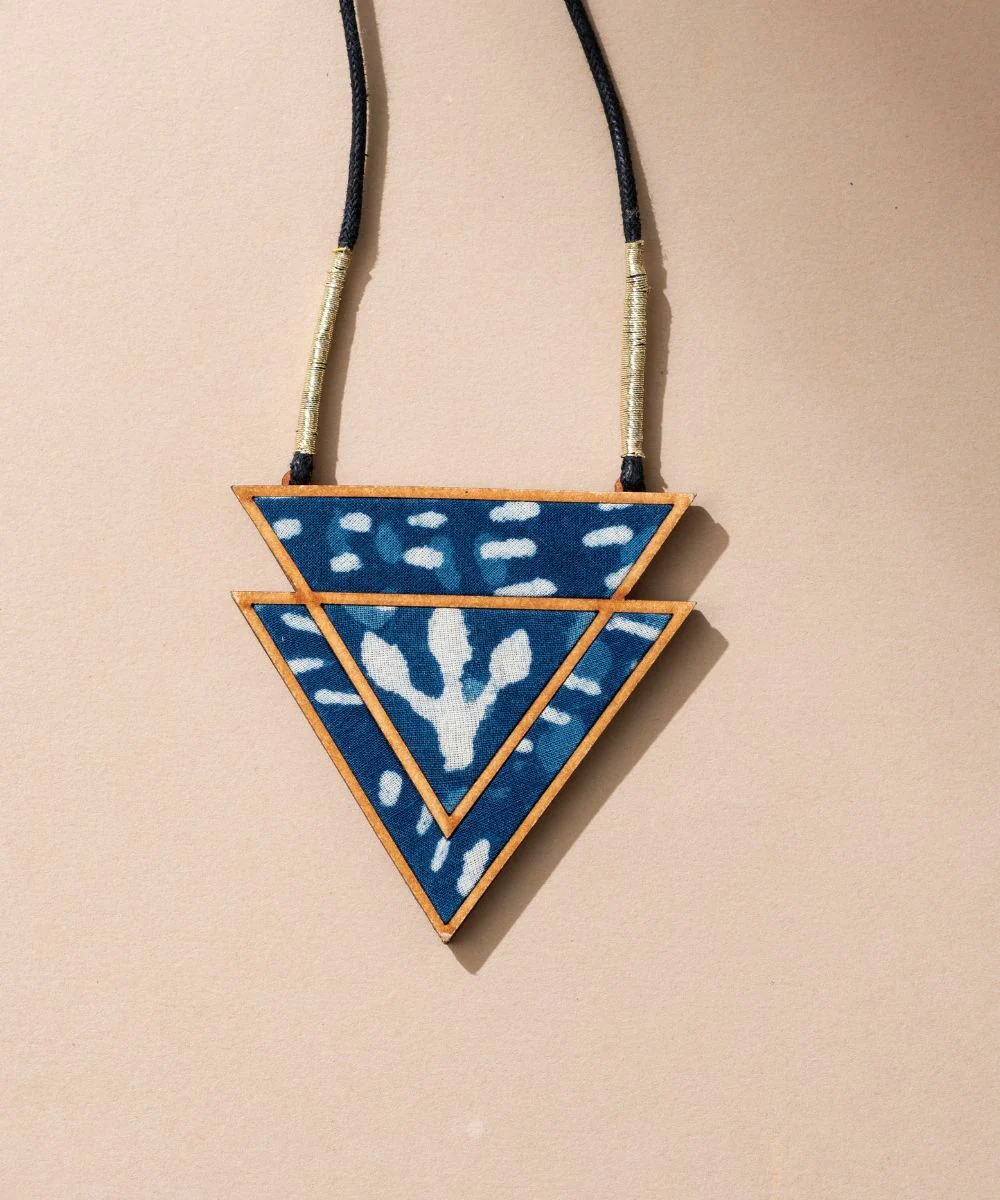 Indigo Triangular Necklace - Image 3