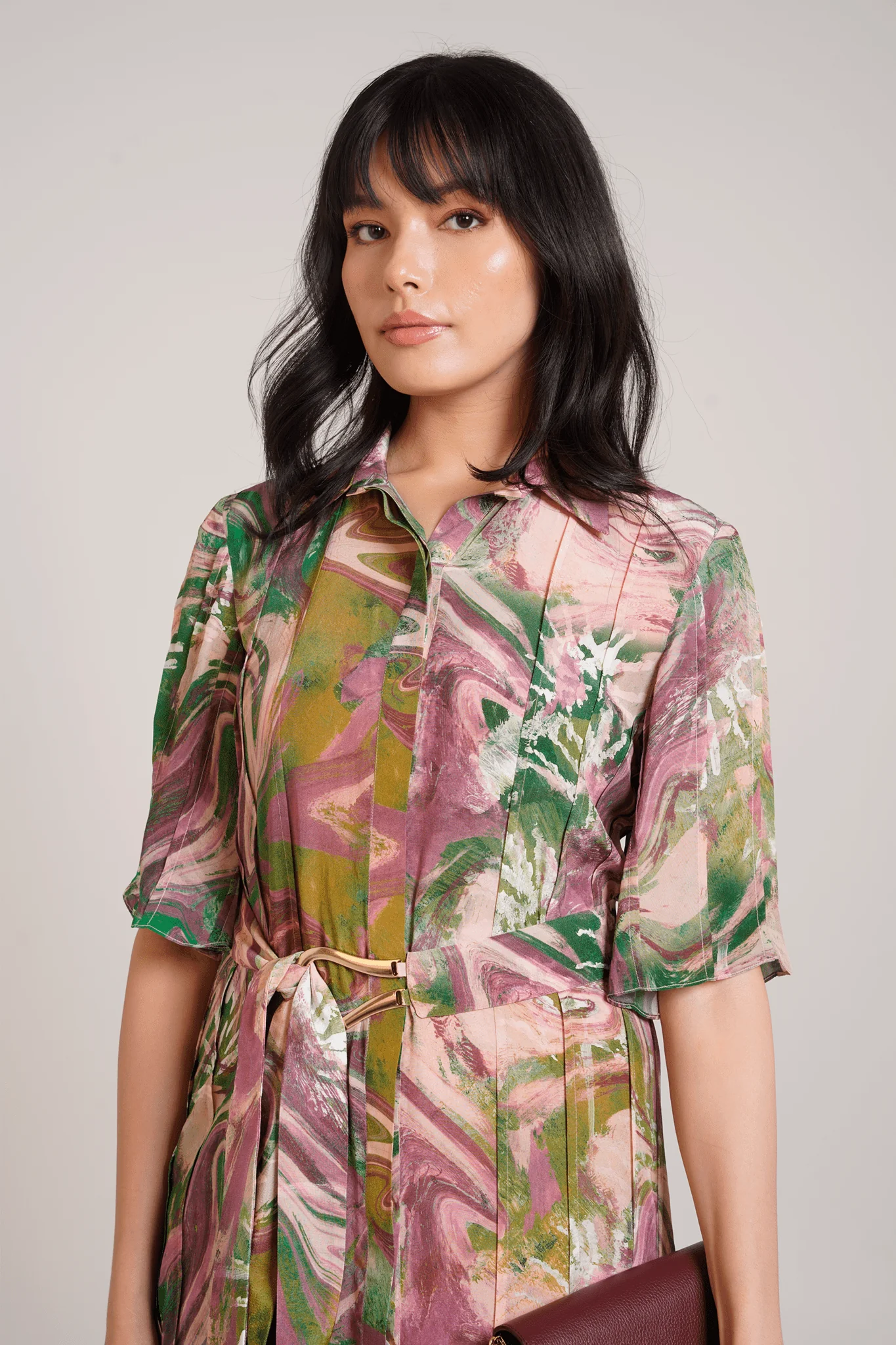 Ira Pleated Dress - Image 2