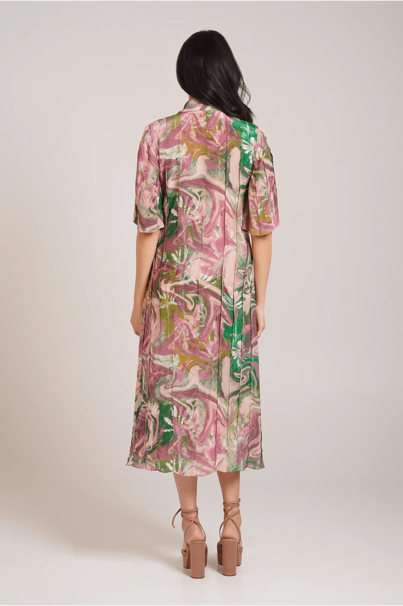 Ira Pleated Dress - Image 5