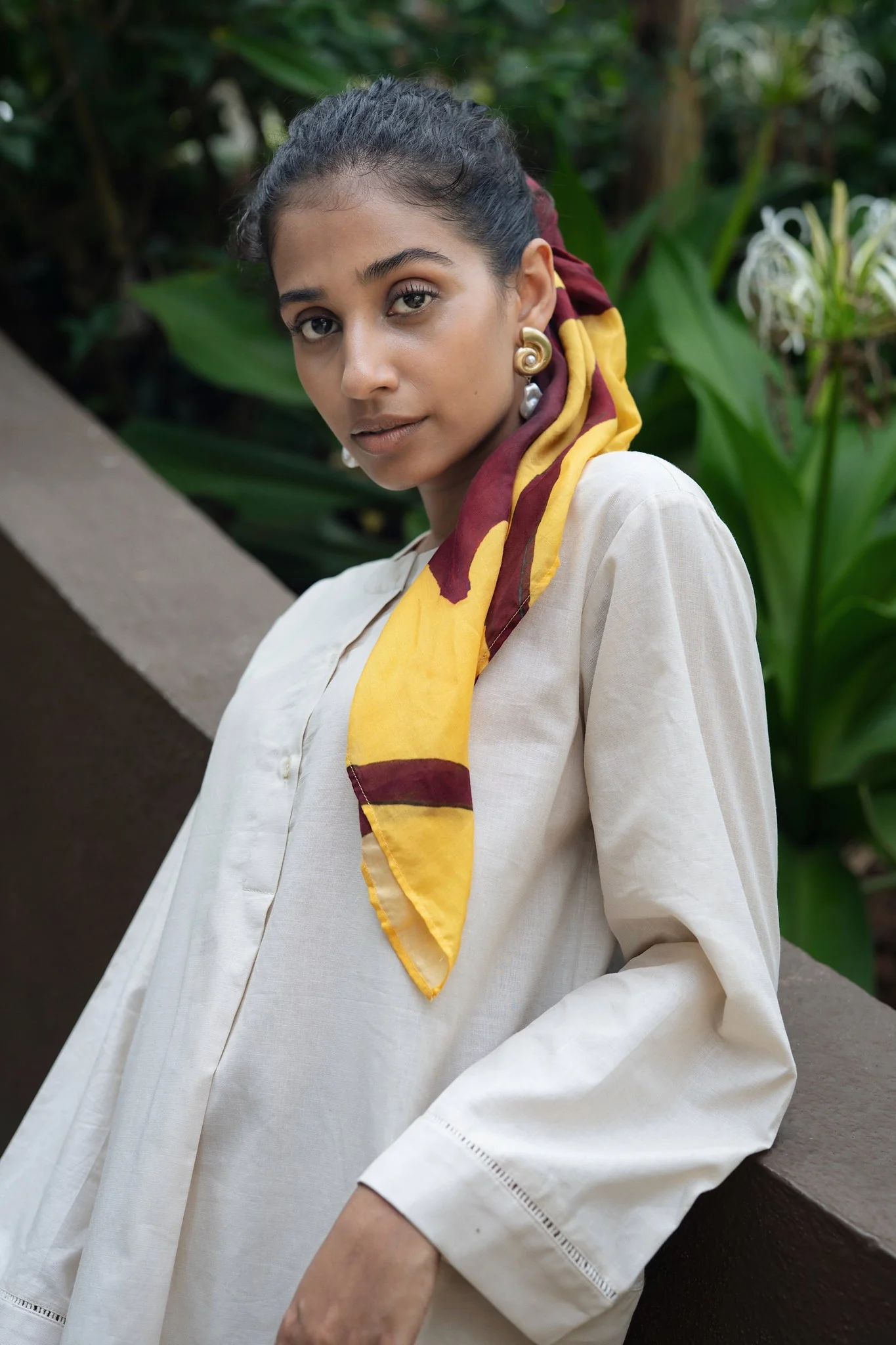 Iris Kurta Set - Beige - Image 4