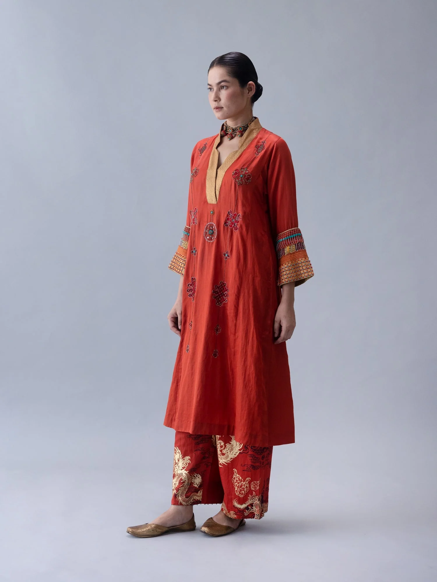 Jakar Rust Kurta - Image 3