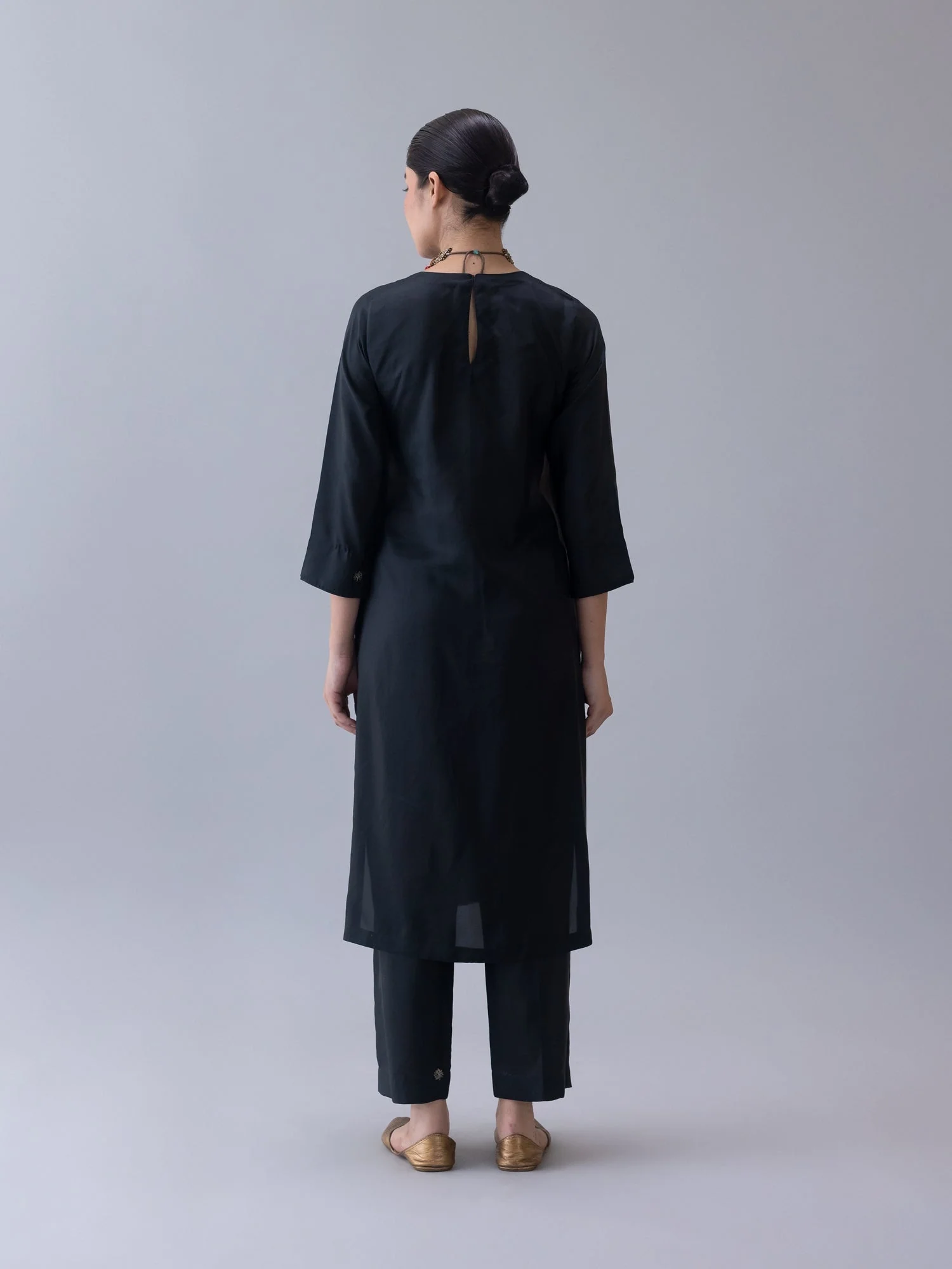 Kalchakra Black Kurta - Image 4