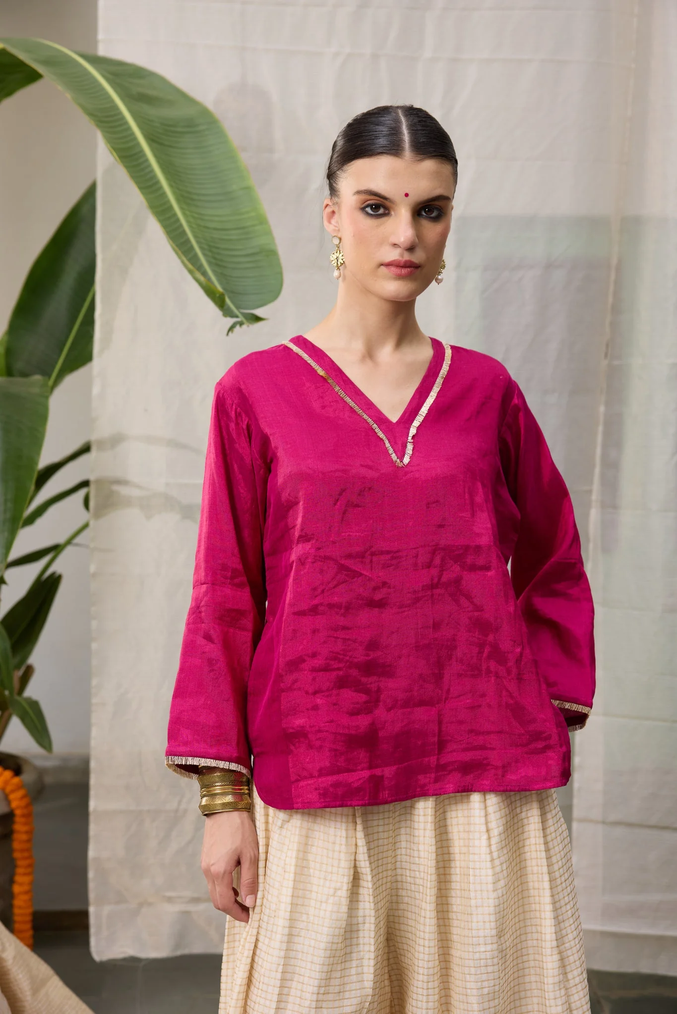 Kaveri Top - Pink