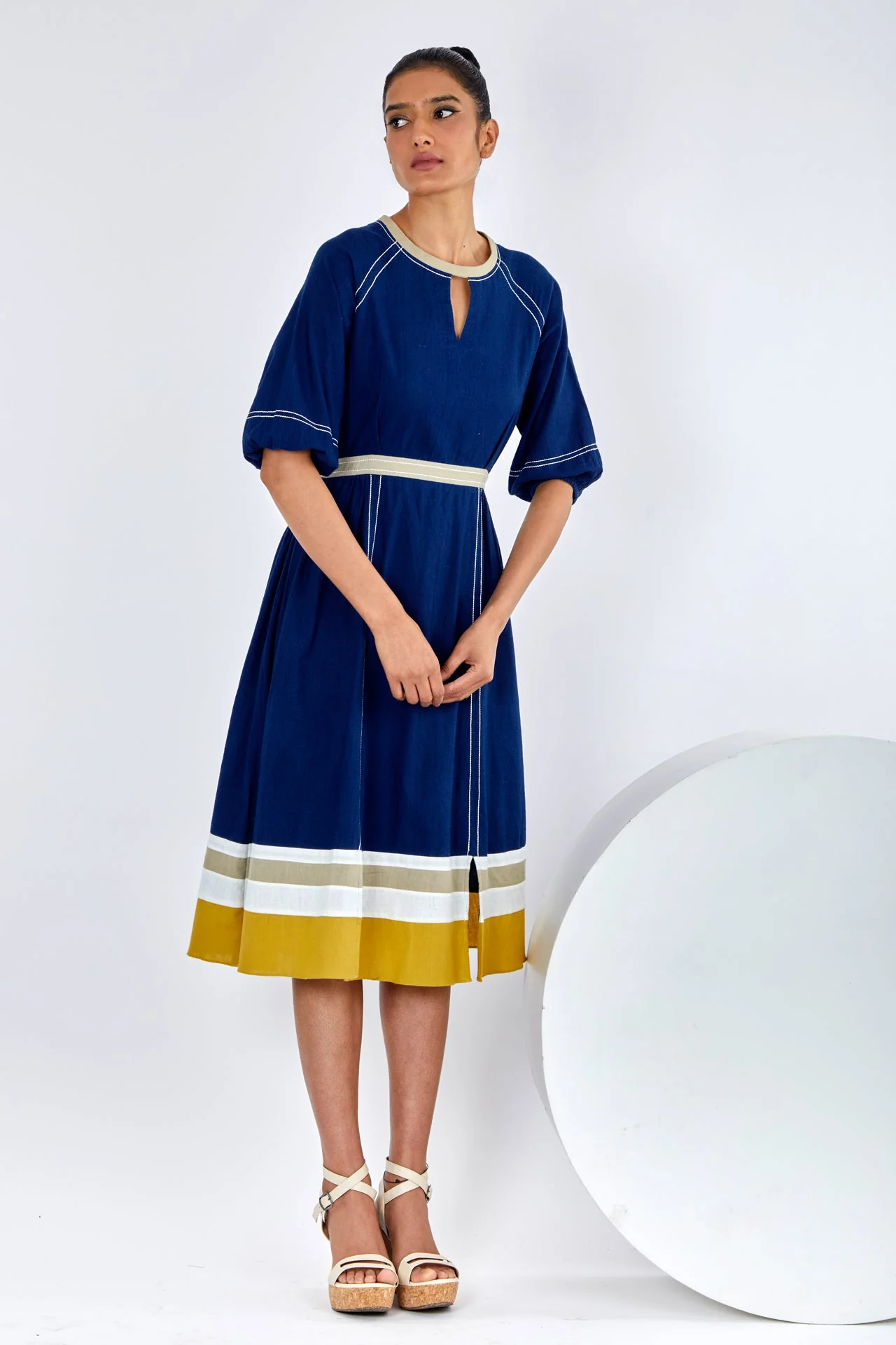 Kawa - Peek-A-Back Midi Dress - Image 3