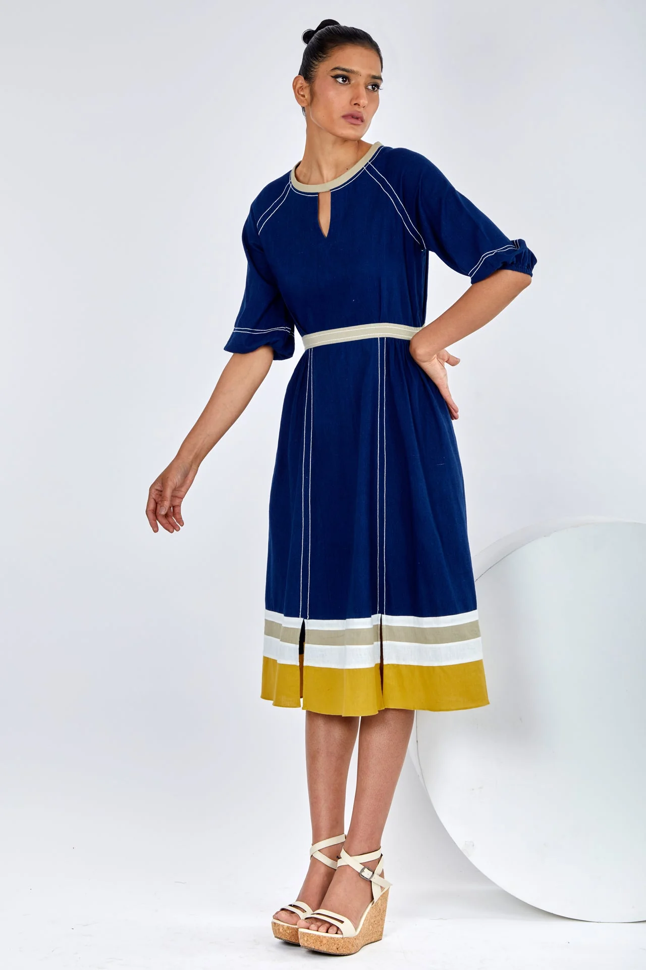 Kawa - Peek-A-Back Midi Dress - Image 4