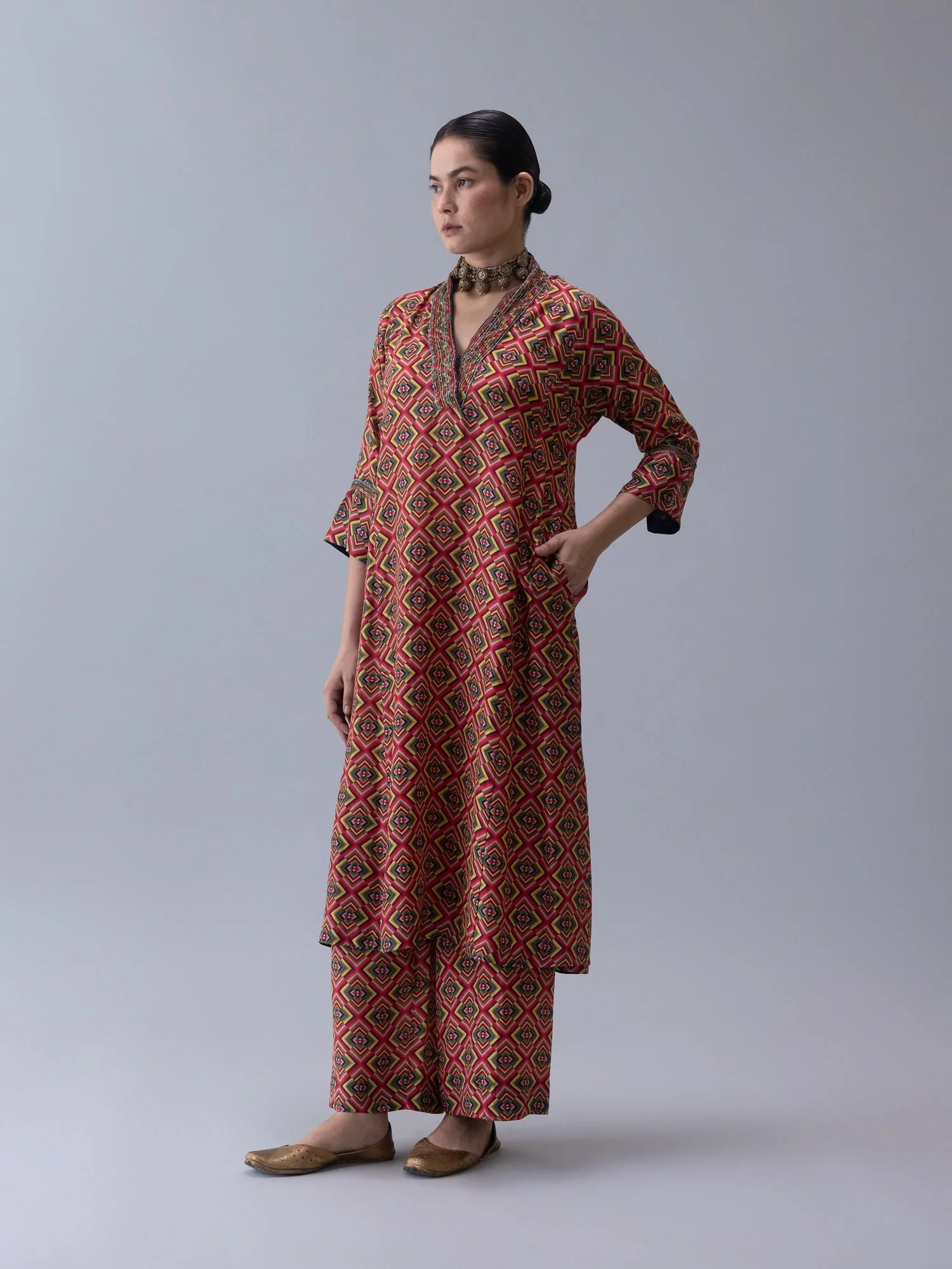 Khamtie Multi Kurta - Image 3