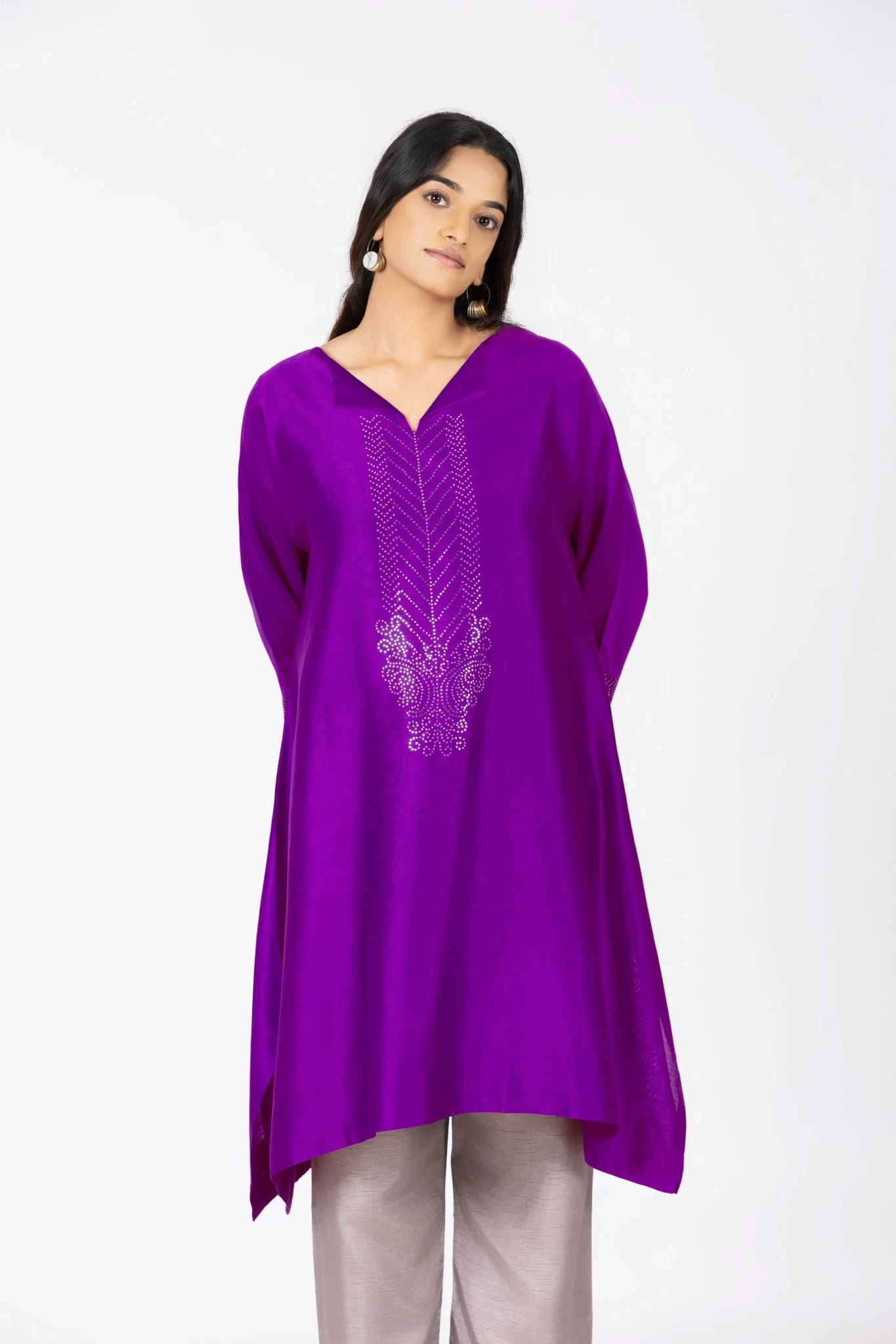 Kimono Tunic and Pants - Violet - Image 3