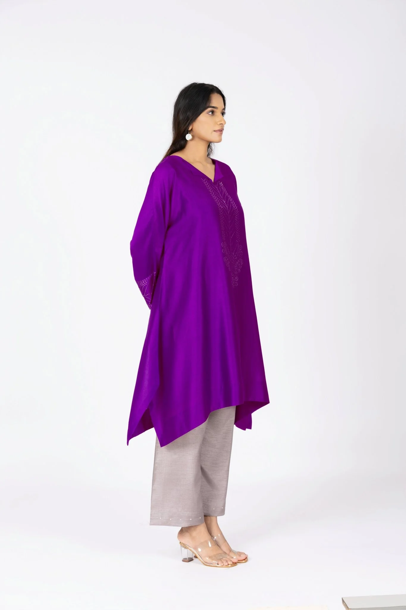 Kimono Tunic and Pants - Violet - Image 4