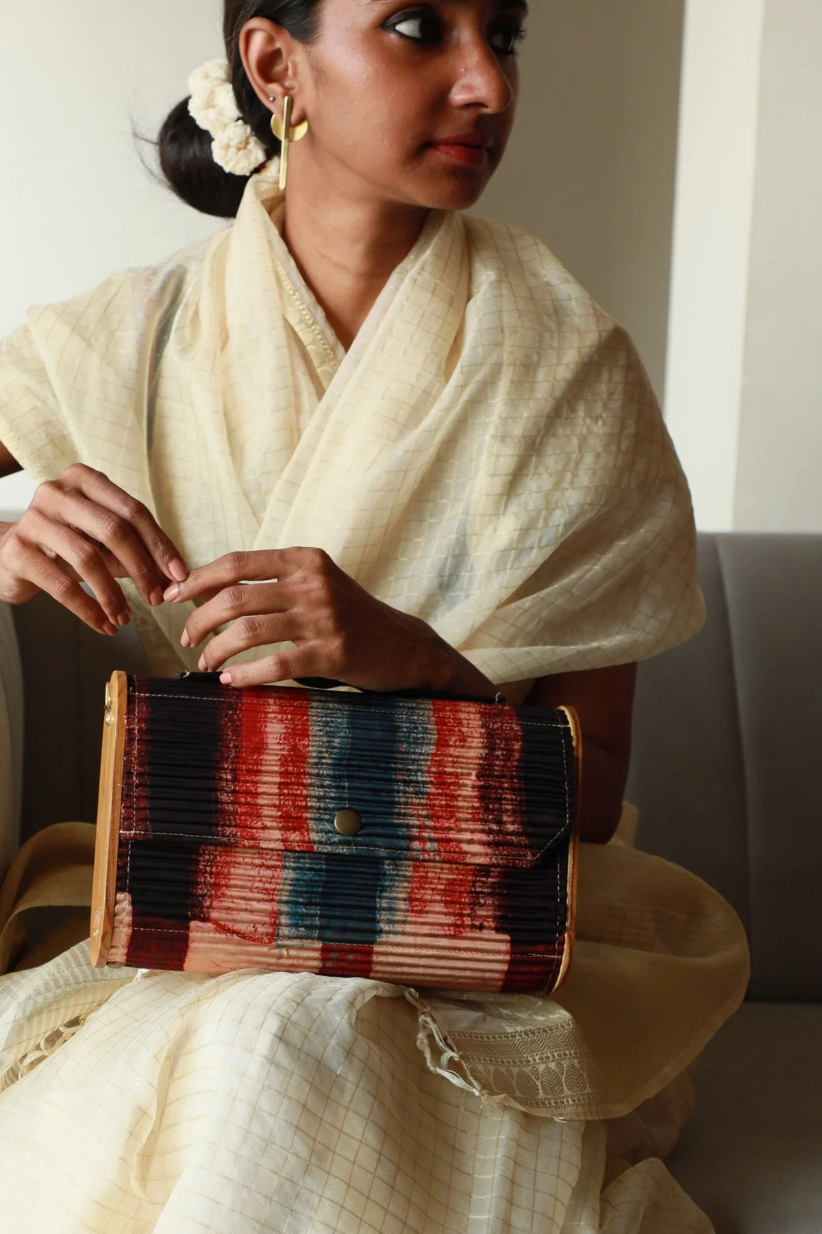 Kinu Upcycled Capsule Clutch - Image 2