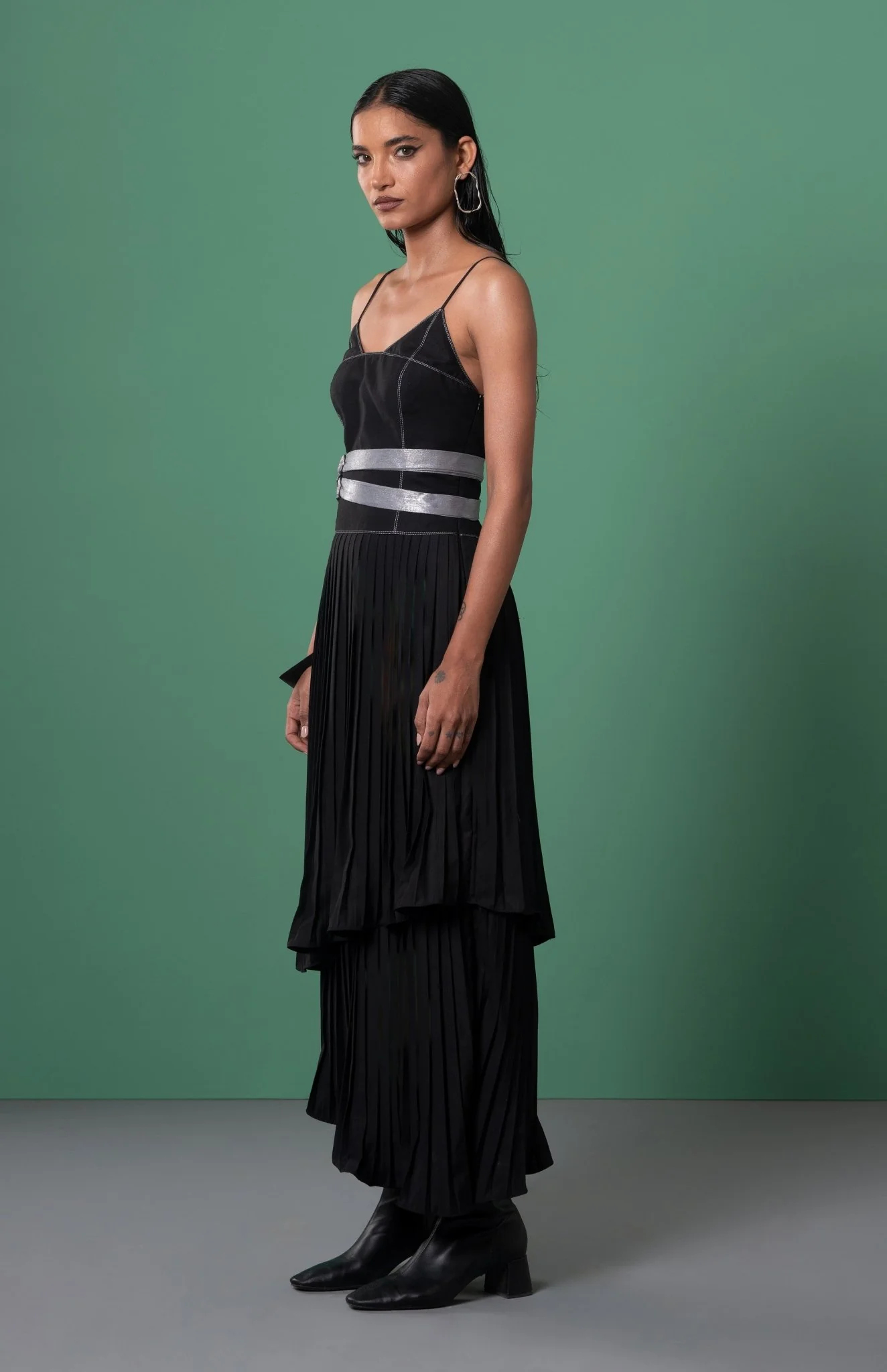 Kuro Pleated Dress - Image 2
