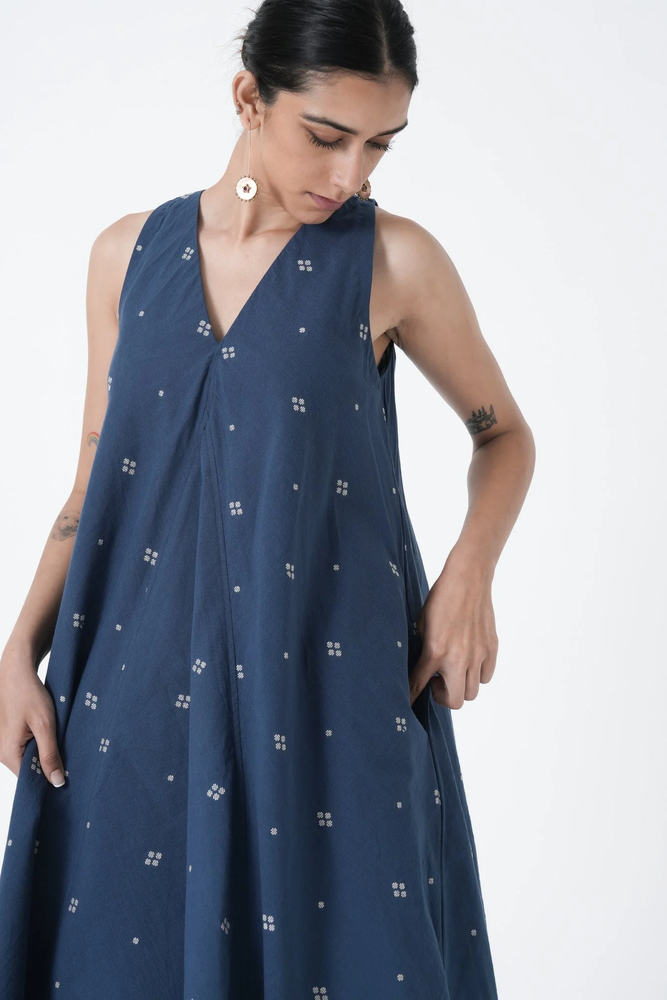 Lady dress - Blue - Image 4
