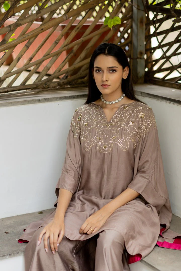 Leher Kaftan Co-ord Set - Image 7