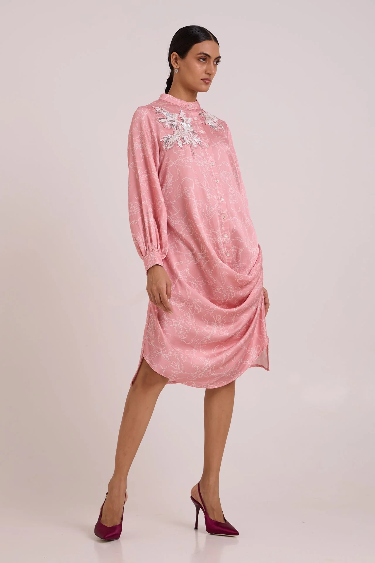 Leya - Rose Water Short Dress - Image 7