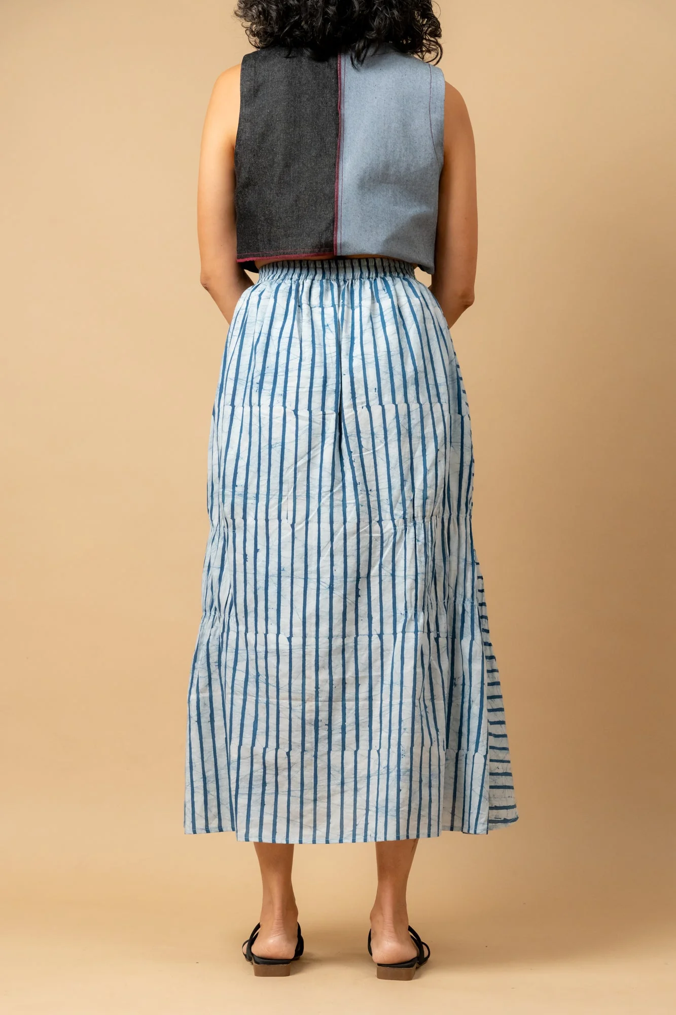 Lizzy Batik Stripes Skirt - Image 5