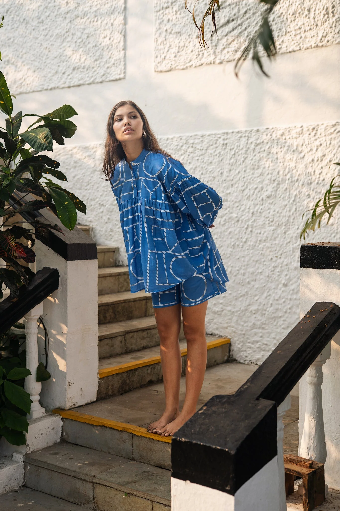 Lolo Set - Blue and White - Image 4