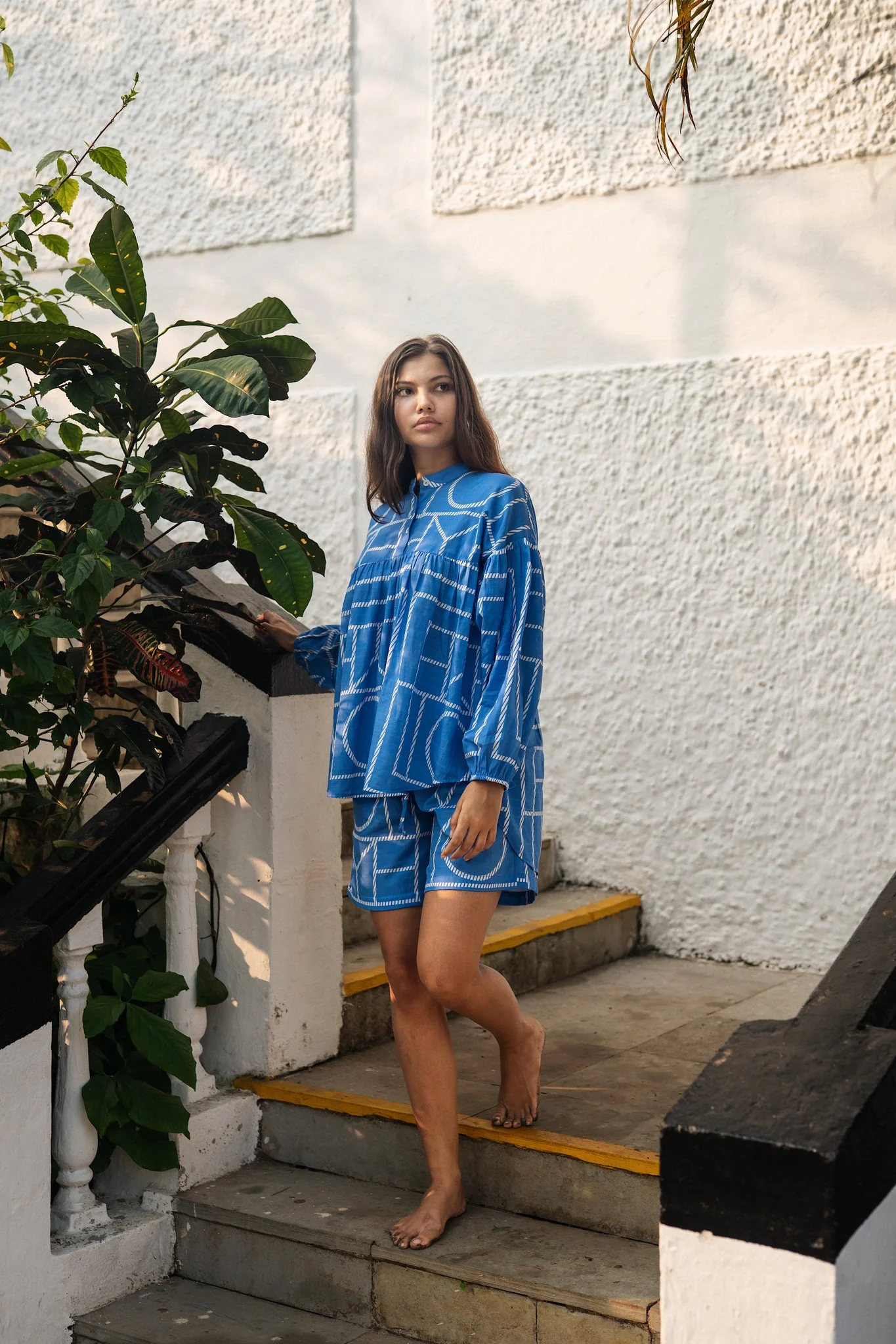Lolo Set - Blue and White - Image 6