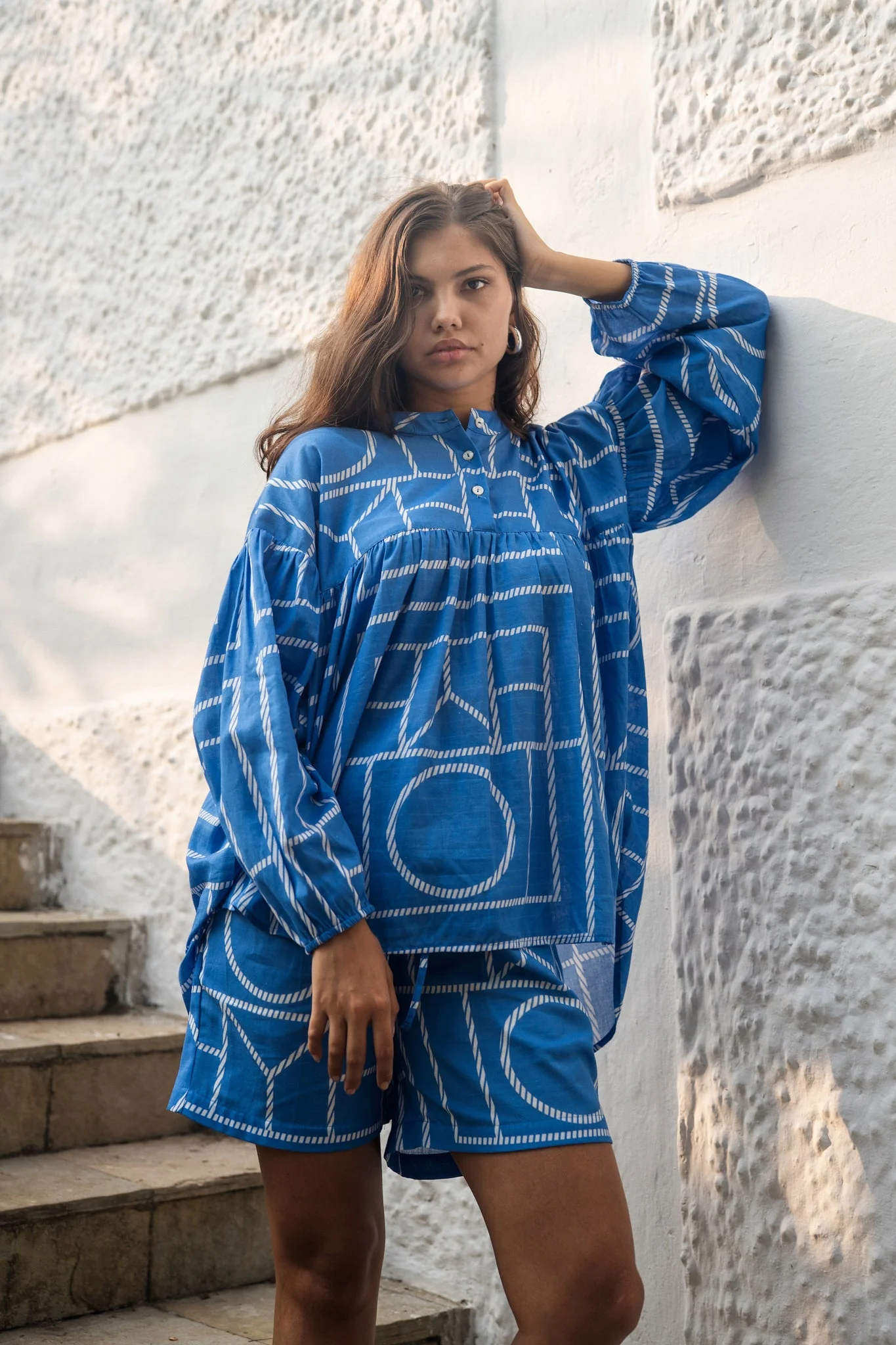 Lolo Set - Blue and White - Image 7