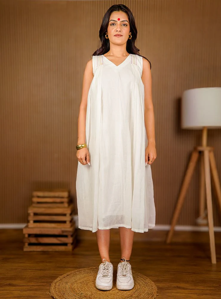Luna Dress - White
