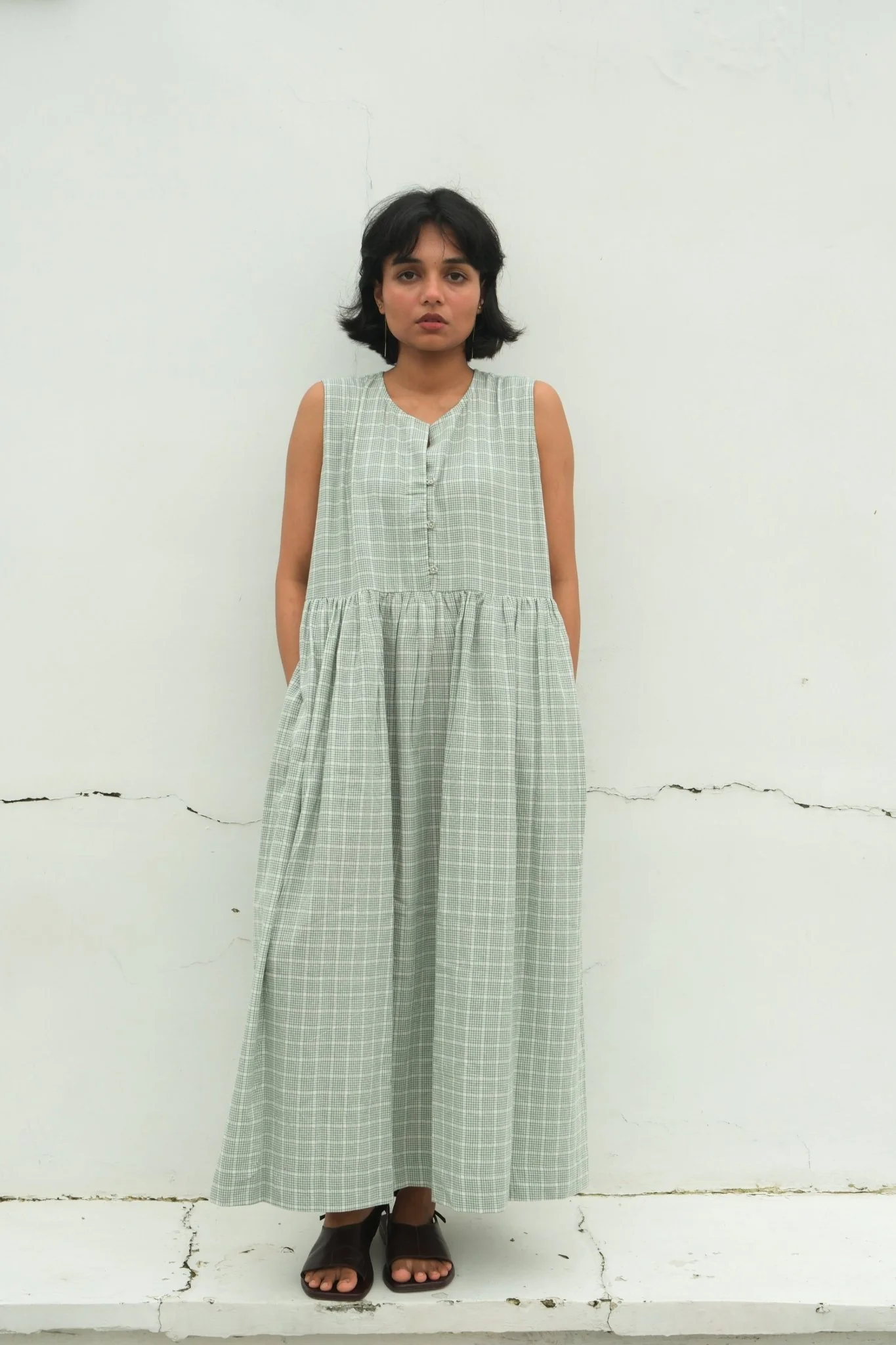 Madras Flair Dress
