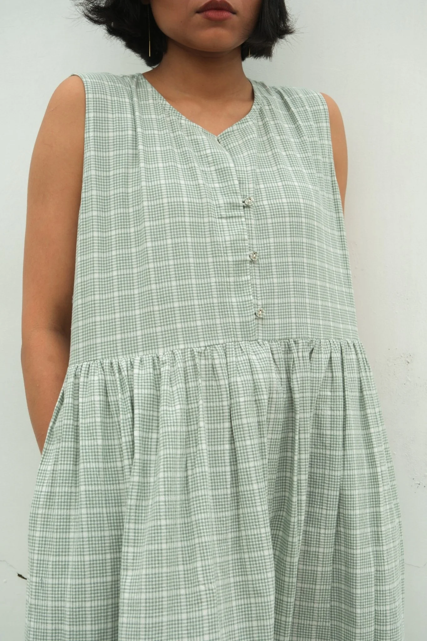 Madras Flair Dress - Image 2