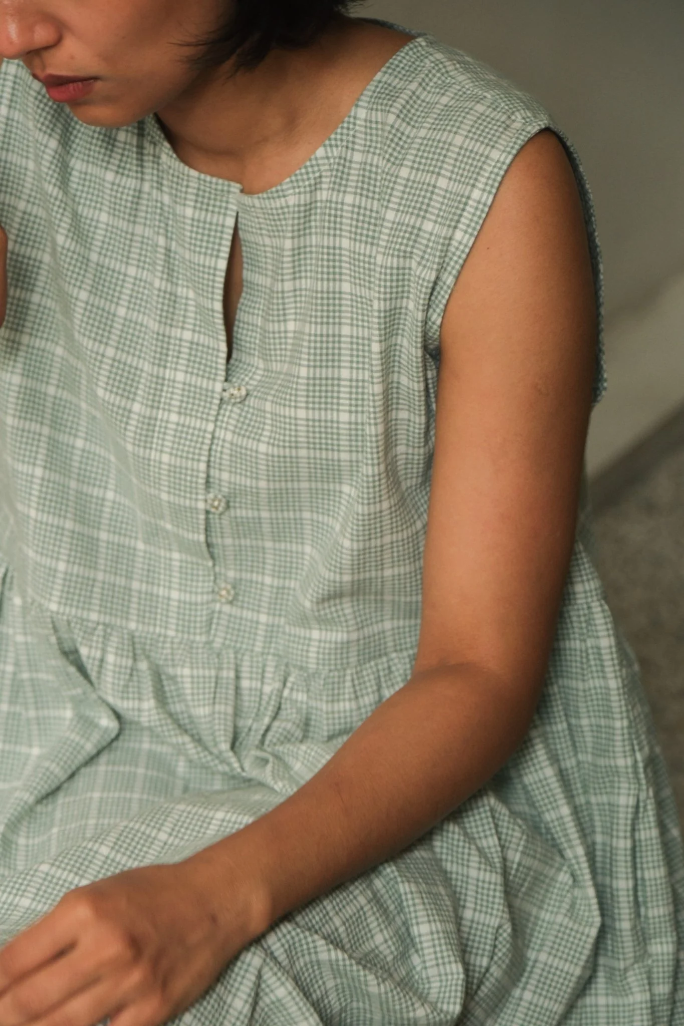Madras Flair Dress - Image 4