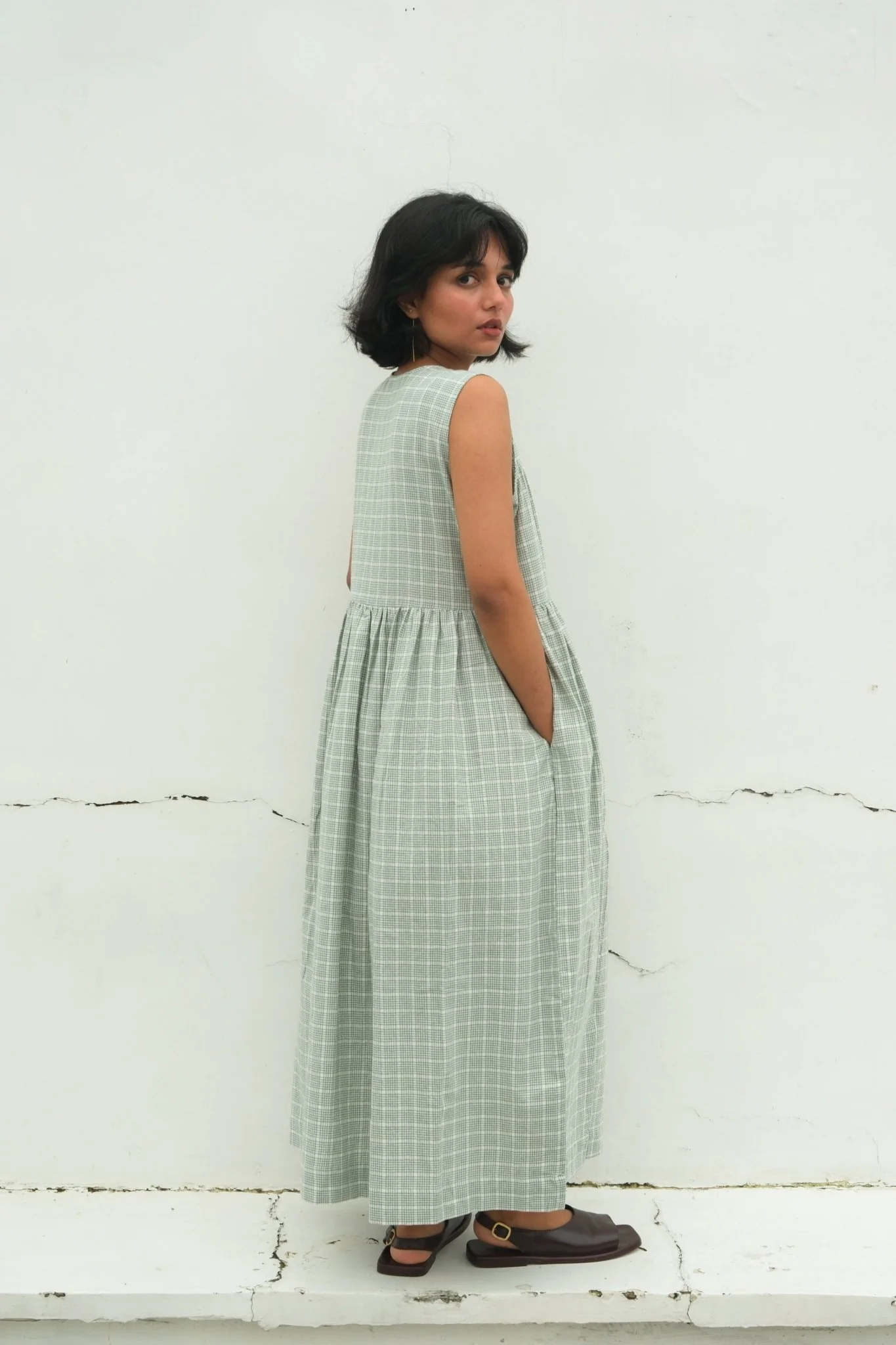 Madras Flair Dress - Image 5