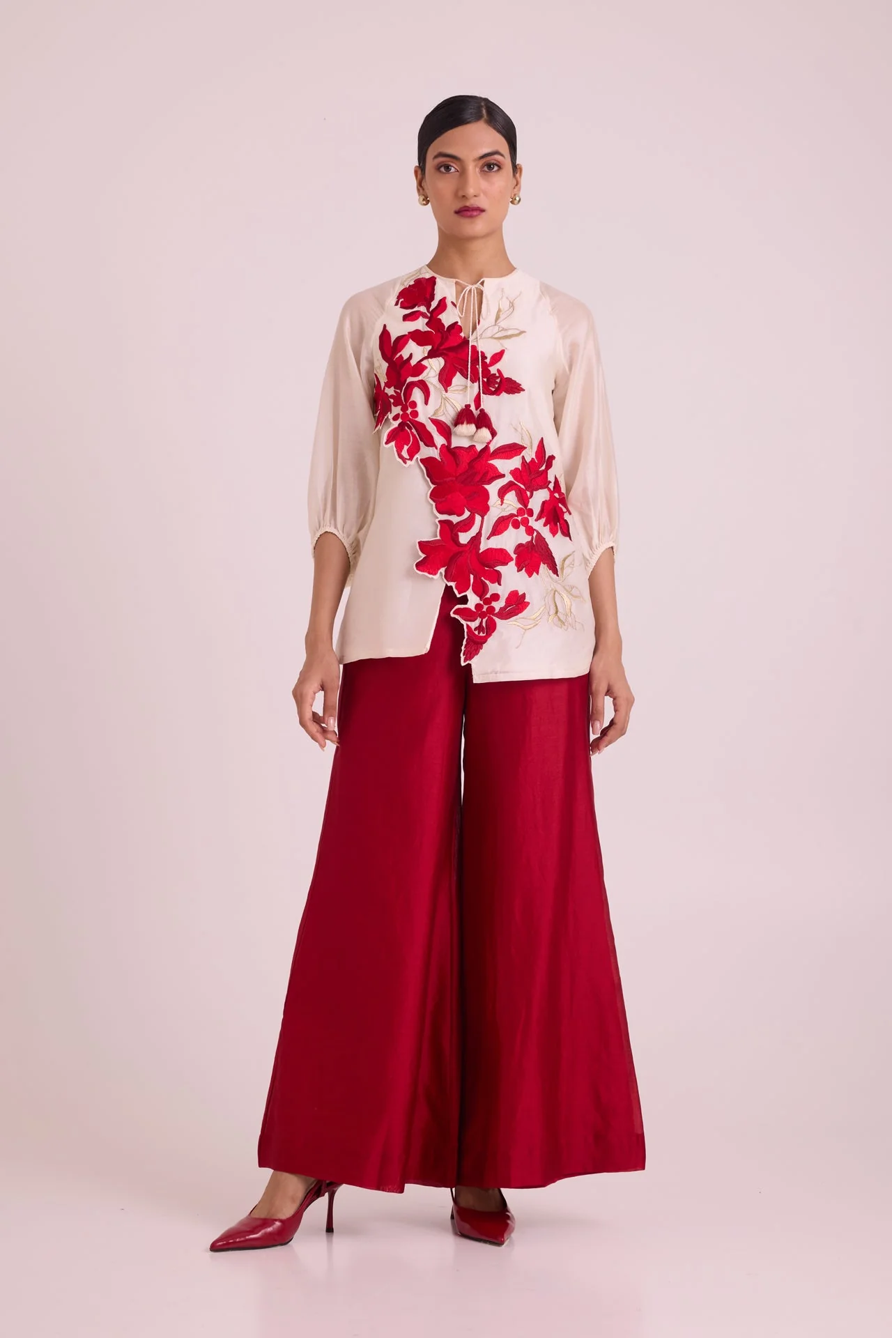 Malaca - Cascading Top + Pants