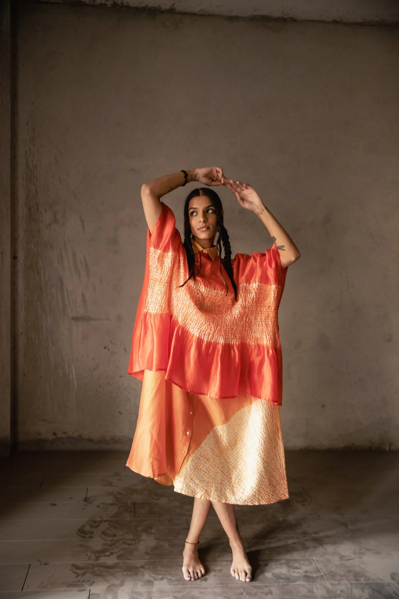 Mango Foil Firdaus Kaftan