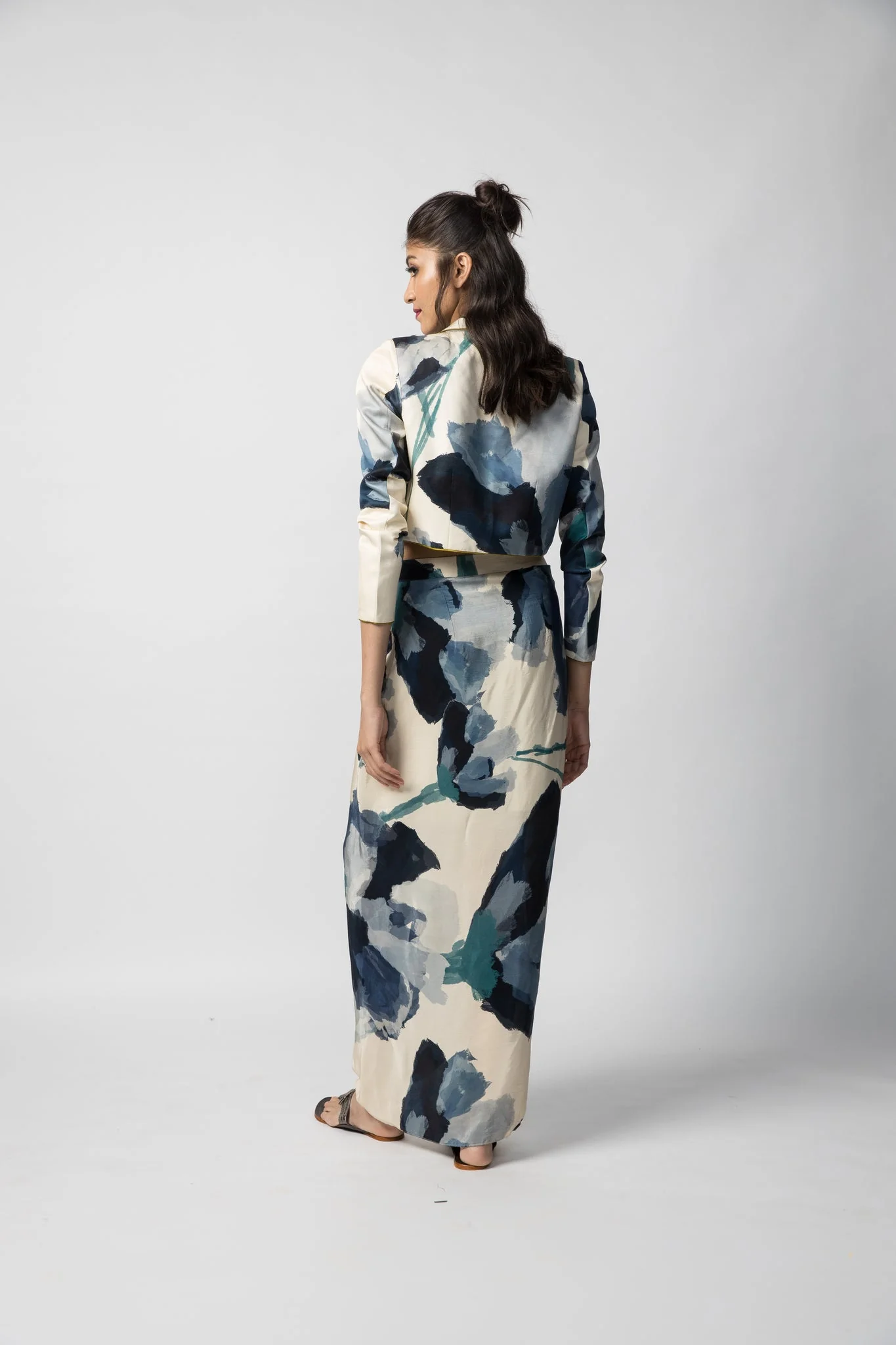 Marble Cropped Jacket Co-ord Set - Image 7