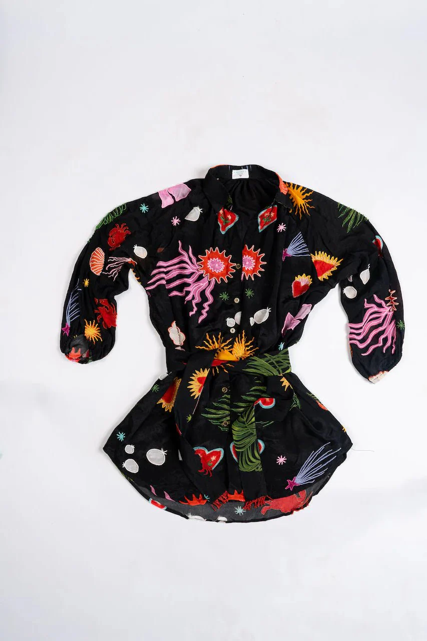 Marine Shirt Dress - Image 4
