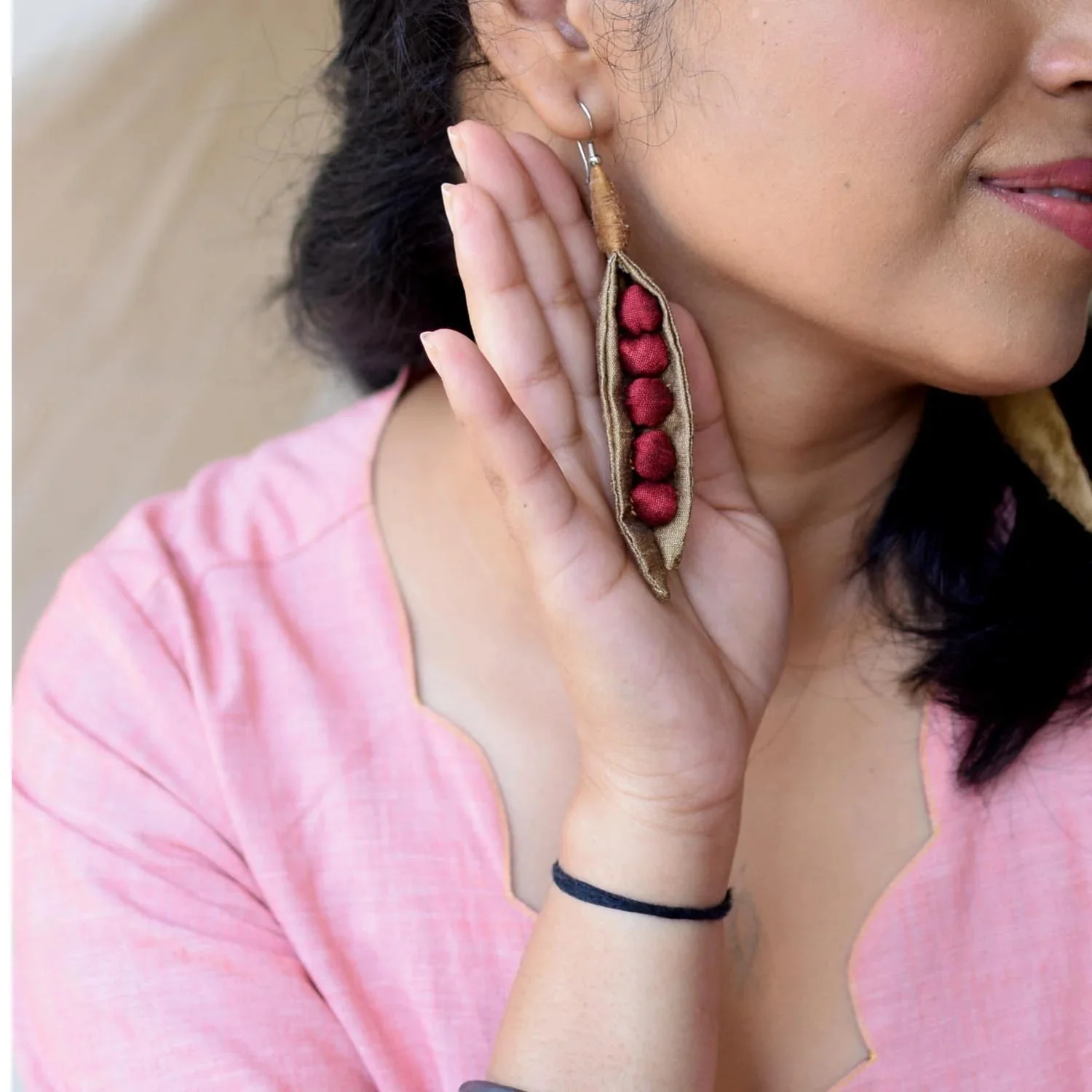 Matar Earrings- Long - Image 3