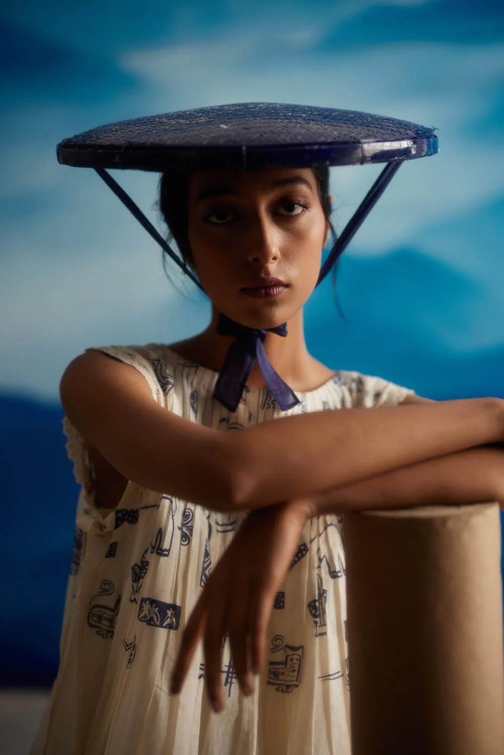 Mignon Pleated Neck Dress - Image 6