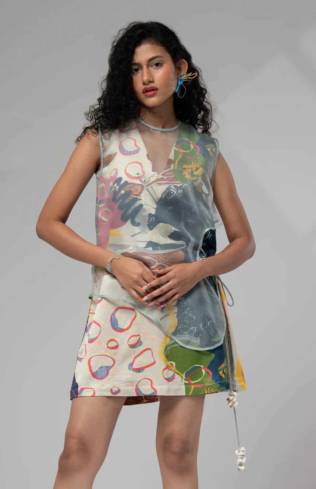 Milo Short Dress w/ Bib - Image 3