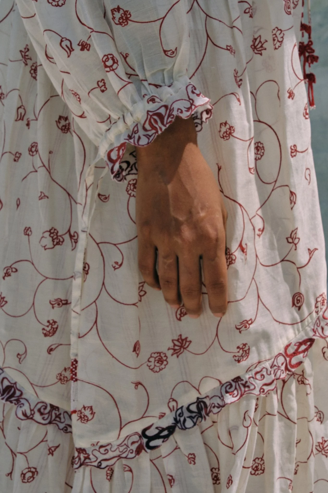 Min Maw Chanderi Tier Dress - Image 4