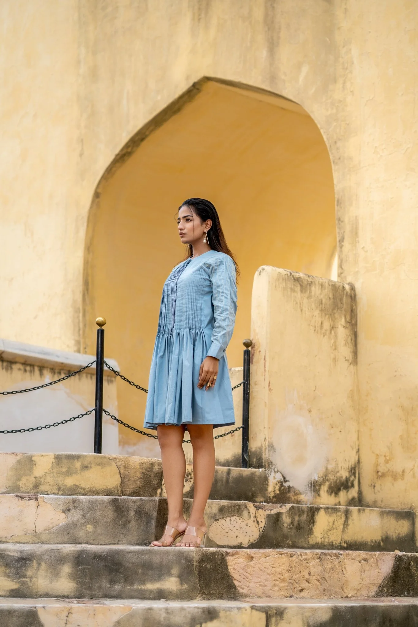Minute Pleated Dress - Image 3