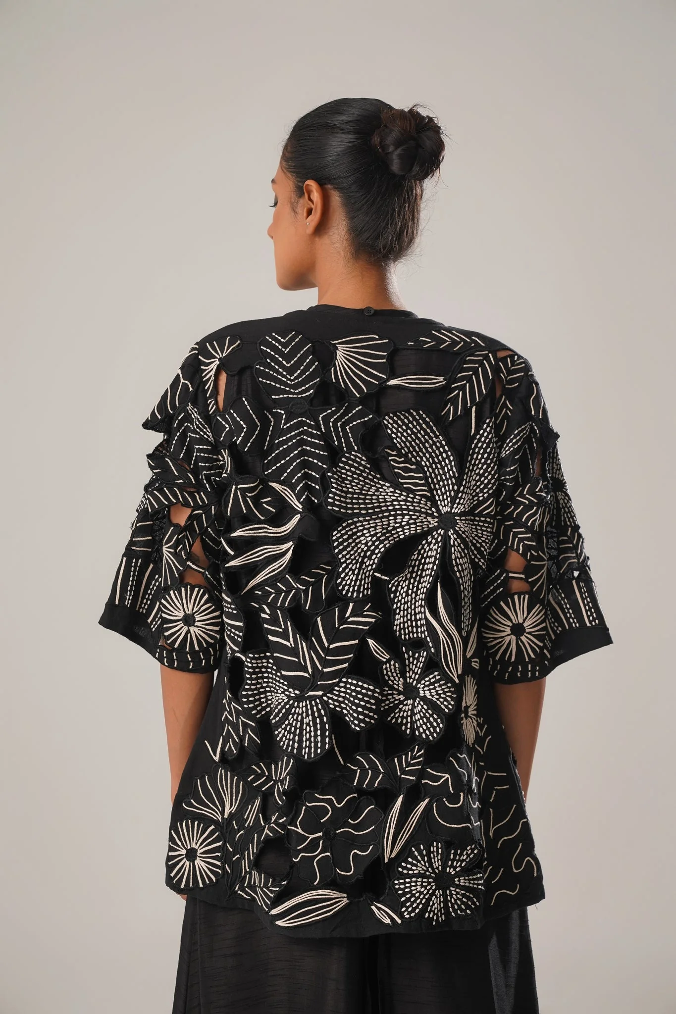 MJ Cutwork Jacket Set - Image 4