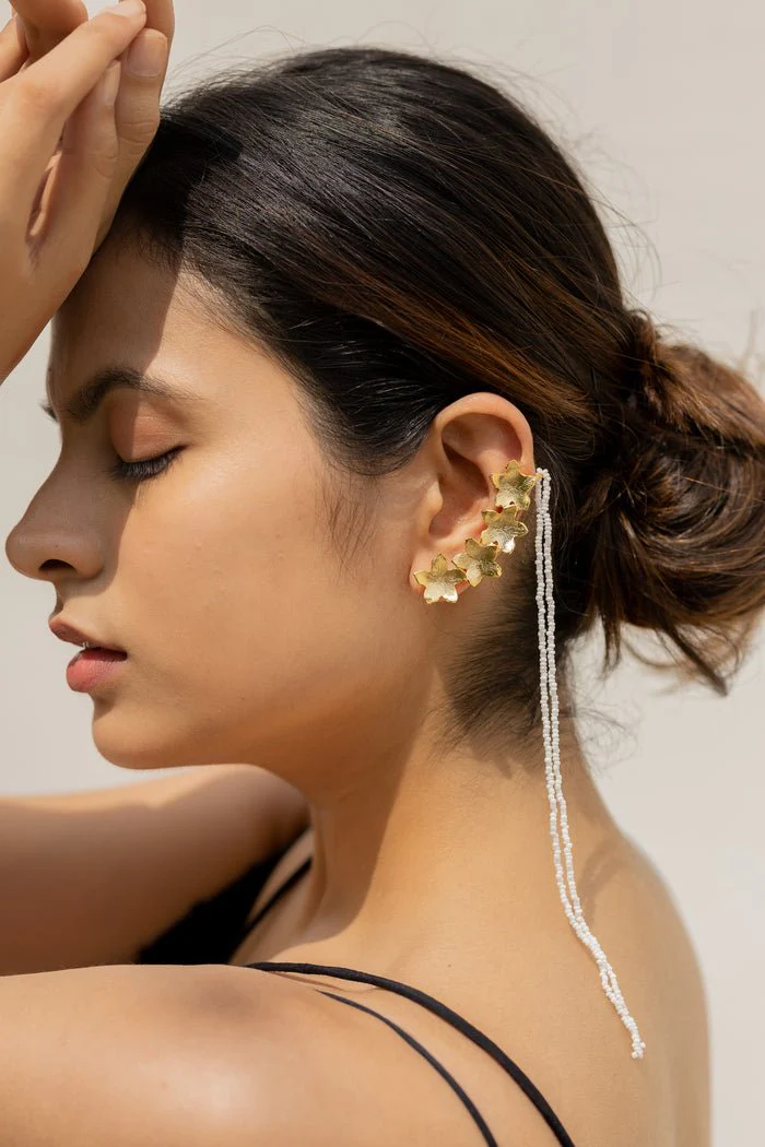 Mogra Cuffs in Gold