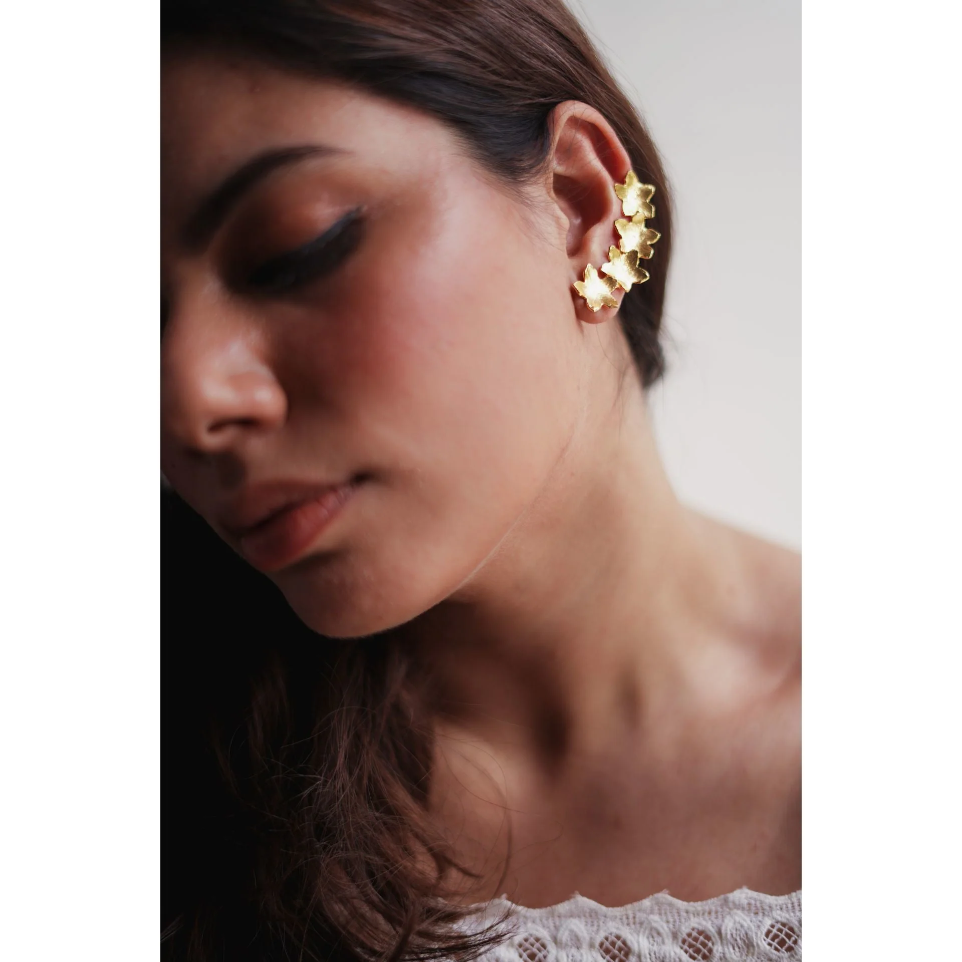 Mogra Cuffs in Gold - Image 2