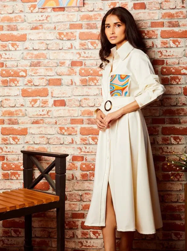 Moonrise Trench Dress - Image 4