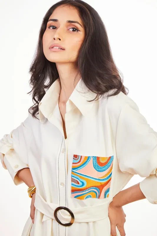 Moonrise Trench Dress - Image 6